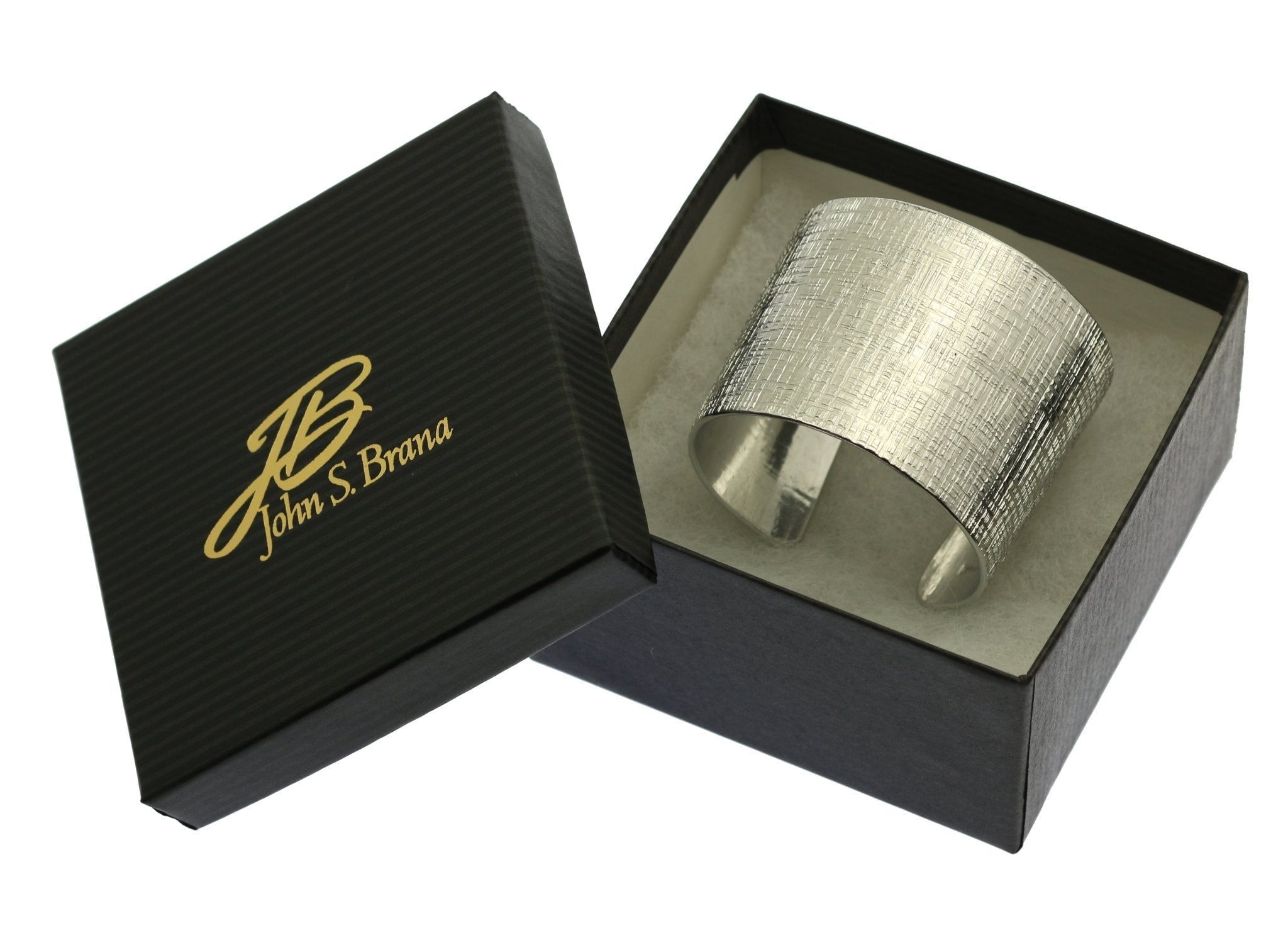 Textured Aluminum Cuff Bracelet for Women - Lightweight Adjustable Bangle with Linen Finish - Perfect for Casual Wear, Office Style & Everyday Fashion Accessories