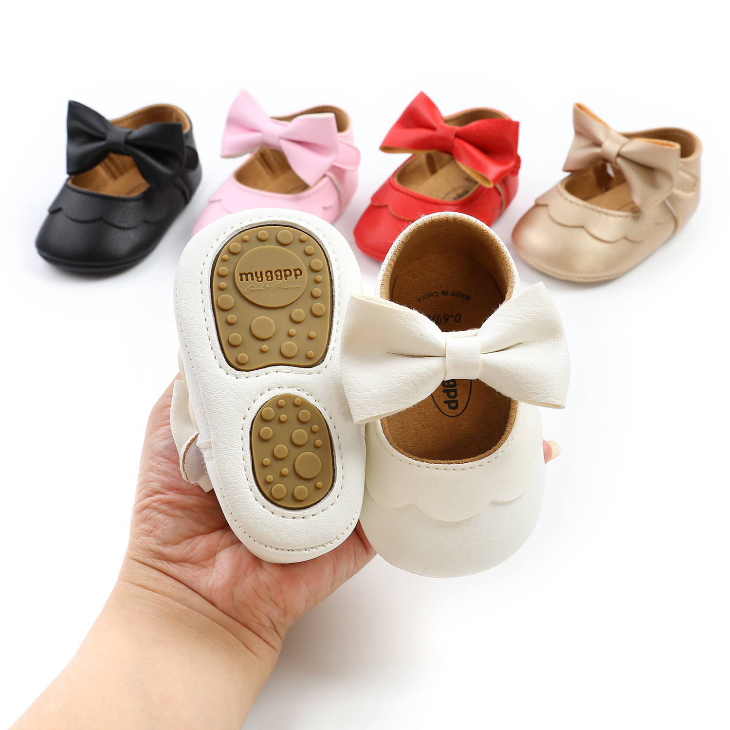 Baby Girl Shoes Soft Sole Mary Jane Walking Shoes for Infants & Toddlers - Comfortable Prewalkers & First Walkers - Perfect for Weddings, Parties & Everyday Play