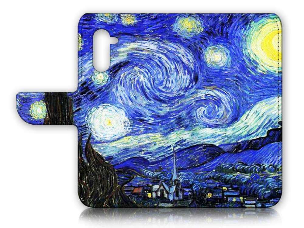 Samsung Galaxy Note 10 Flip Wallet Case - Starry Night Design for Daily Use