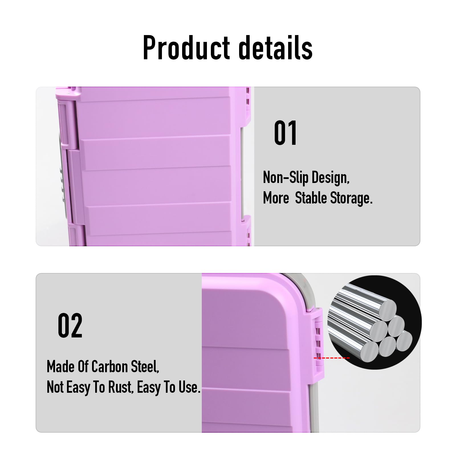 MRY Portable Combination Lock Box - Waterproof Anti-Theft Security Case with Removable Chain & Custom Code - Perfect for Travel, Home, Office, and Outdoor Use (Pink)
