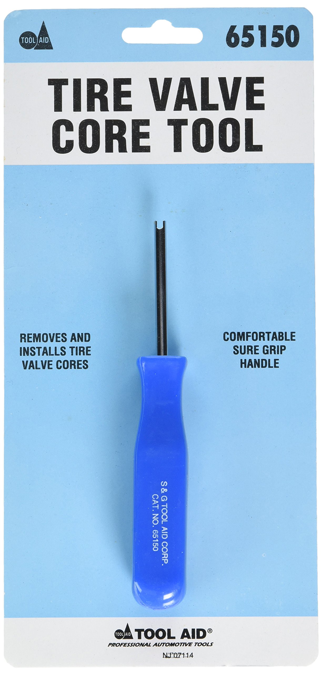 S&G Tool Aid 65150 Professional Tire Valve Core Tool - Essential for Tire Repair, Maintenance & Inflation - Perfect for Cars, Trucks, Bikes & Motorcycles