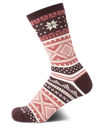 Burgundy Fair Isle