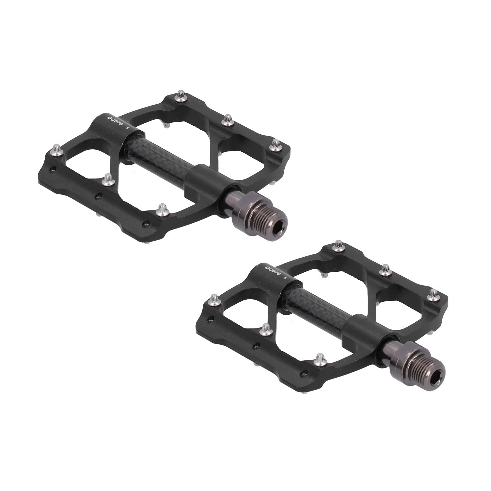 Durable Non-Slip Road Bike Pedals with Anti-Slip Nails for Road & Mountain Bikes - Perfect for Commuting, Racing, and Off-Road Cycling