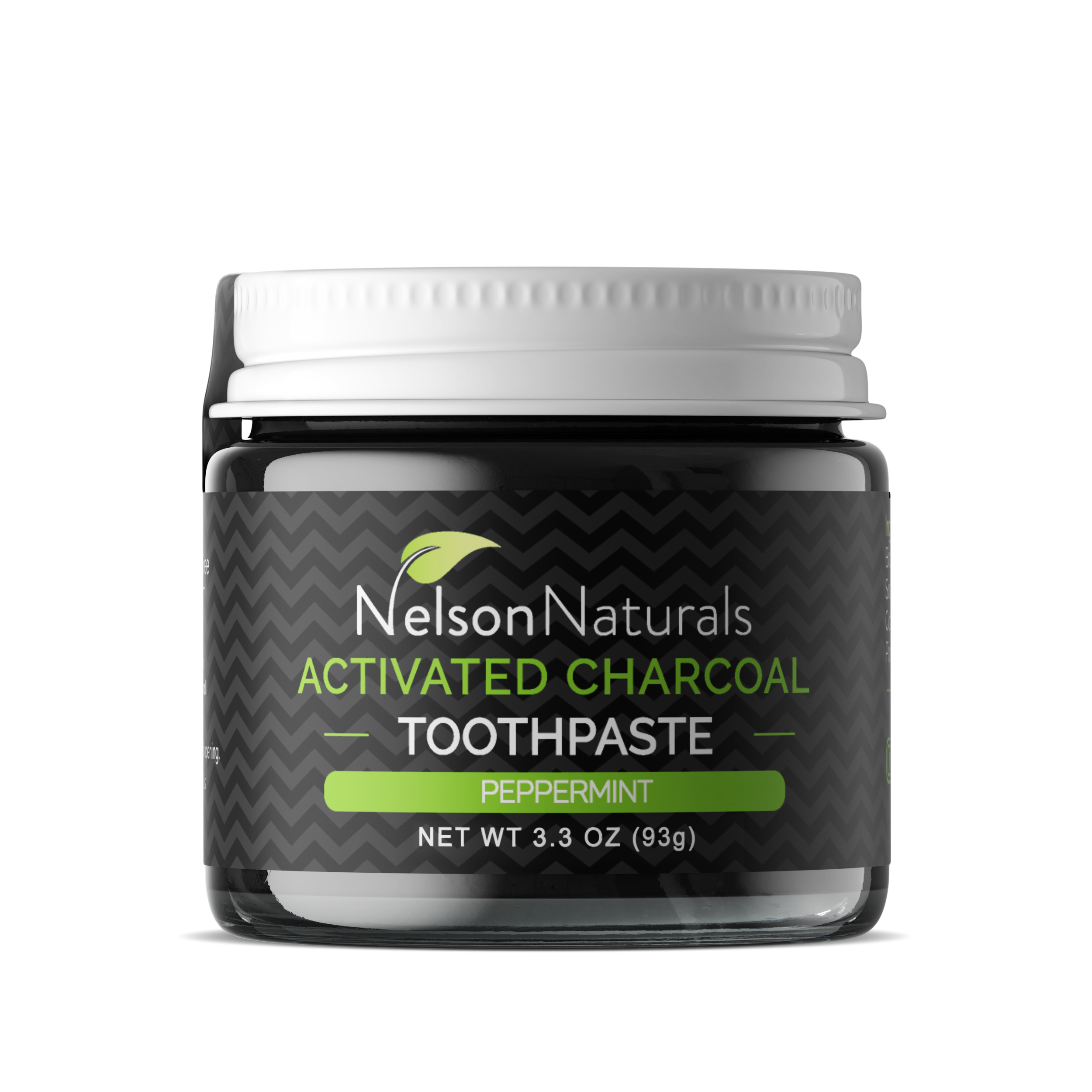 Nelson Naturals Organic Toothpaste for Sensitive Teeth - Fluoride-Free, Natural Whitening & Fresh Breath - Perfect for Daily Oral Care & Travel