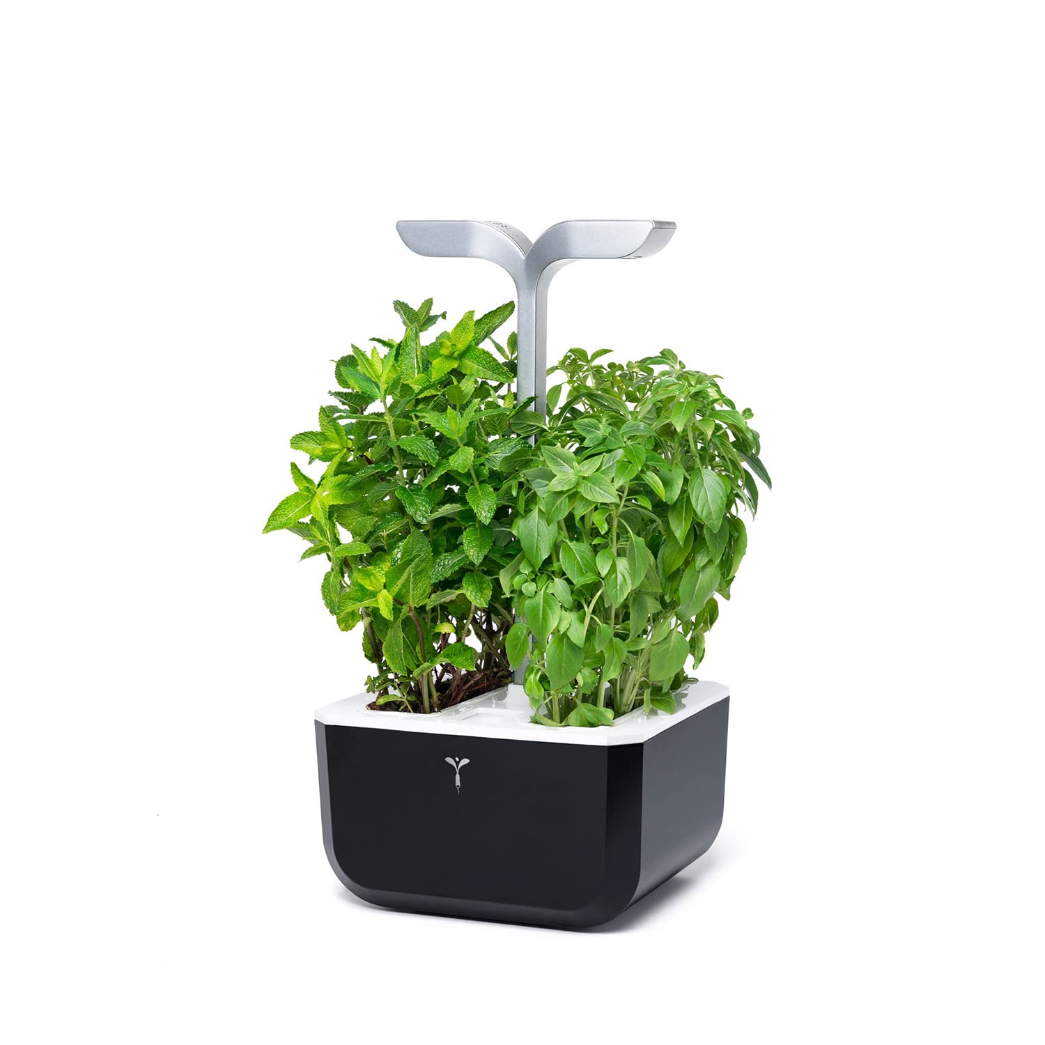 Veritable EXKY Smart Soft Black Hydroponic Growing System - Indoor Garden Kit with LED Grow Light, 2 Organic Pre-Seeded Lingots® Refills, Self-Irrigation & Blinking Alert. Perfect for Home, Office, or Apartment Gardening. Made in France