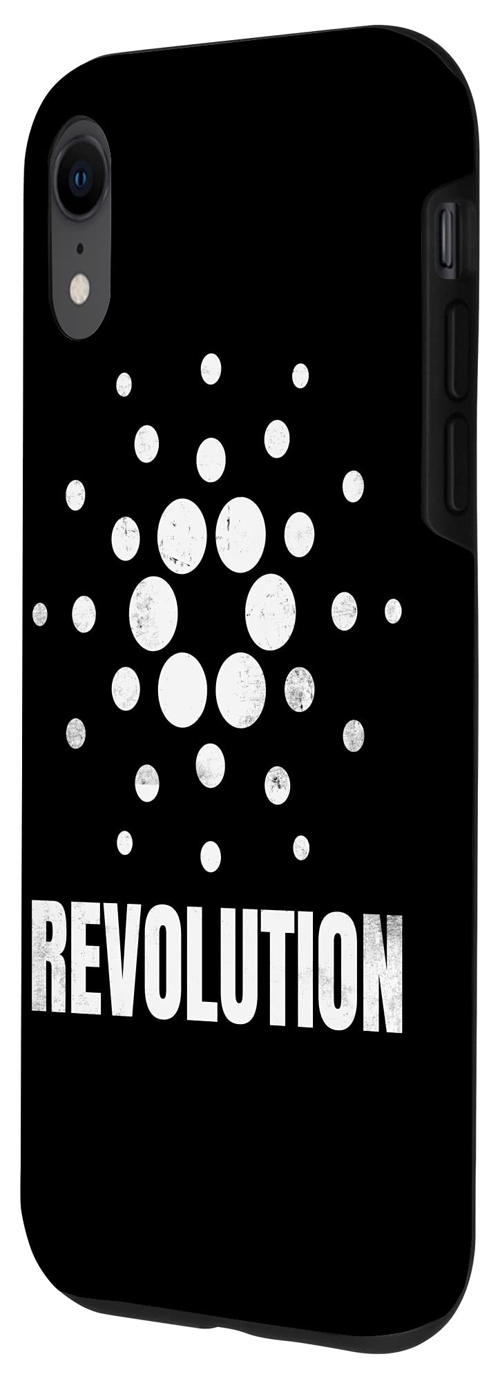 iPhone XR Cardano ADA Cryptocurrency Vintage Phone Case - Protective Cover for Apple iPhone XR with Unique Crypto Design - Perfect for Blockchain Enthusiasts & Tech Lovers