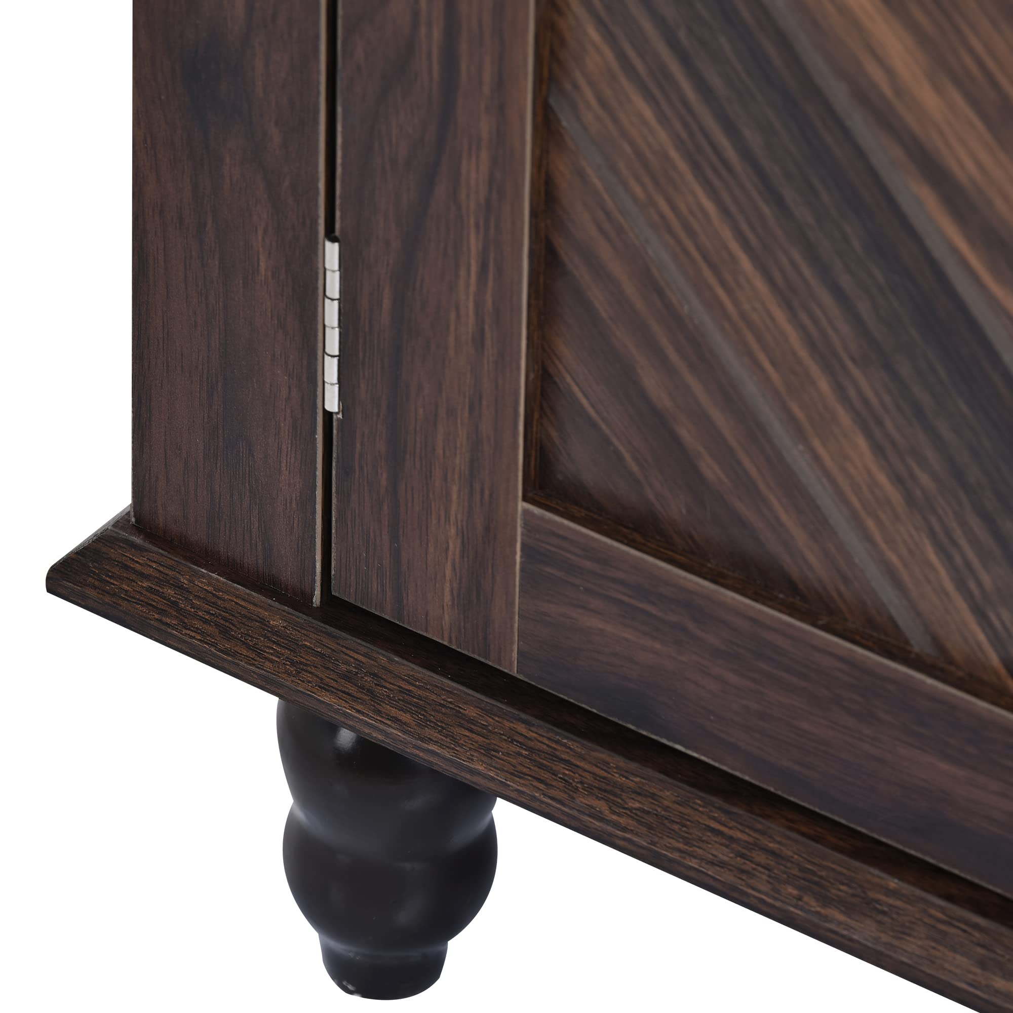 **3-in-1 Entryway Hall Tree with Storage Bench & Coat Hanger – 2 Door Cabinets, 4 Hooks & Shelves – Perfect for Mudroom, Living Room, or Hallway Organization – Brown**    *(Use Case: Ideal for storing coats, shoes, bags, and accessories while keeping your entryway or mudroom tidy and stylish.)*