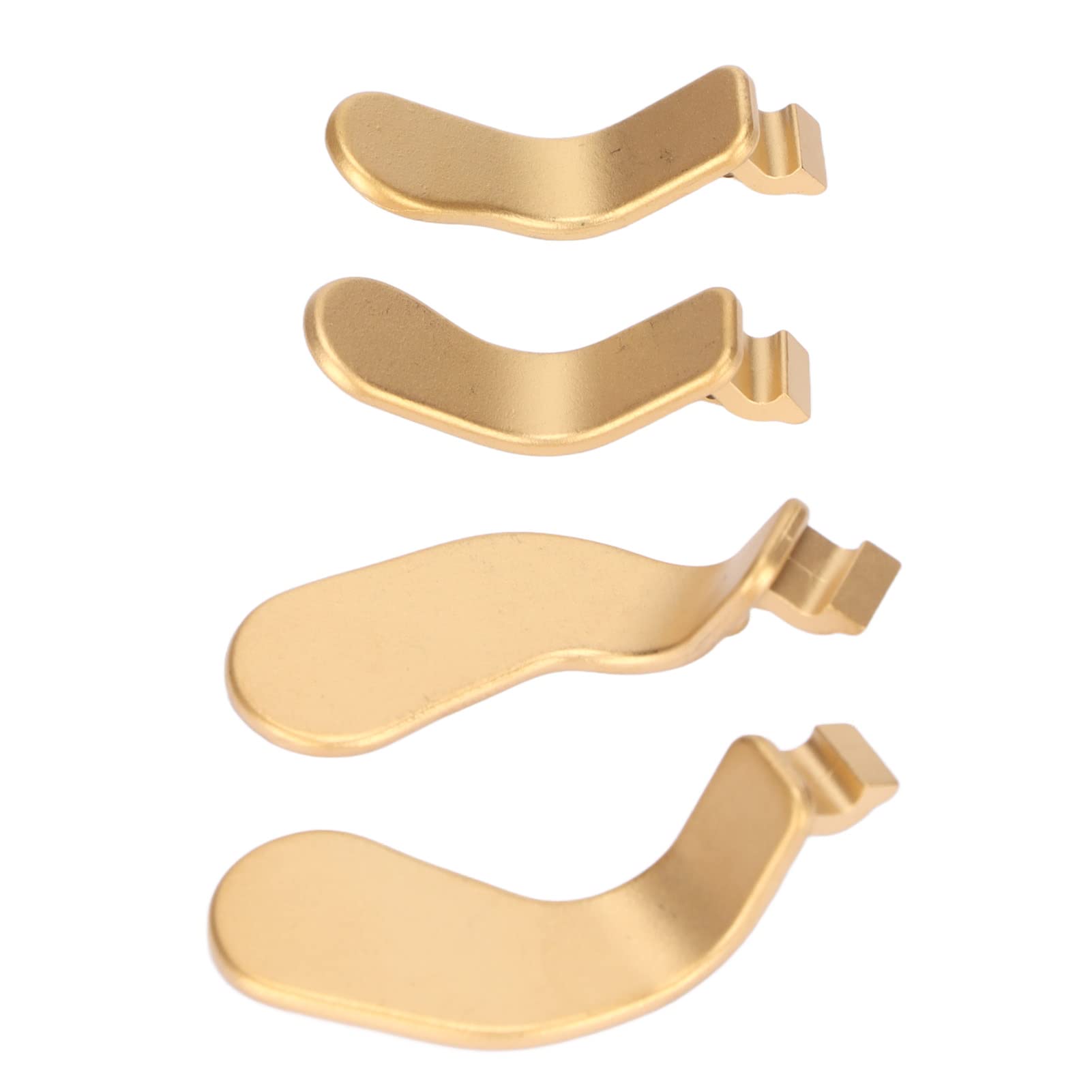 4-Piece Stainless Steel Controller Paddle Set - Replacement Parts for Xbox One Elite Controller Series 2 Model 1797 (Gold) - Enhance Your Gaming Performance with Premium Metal Paddles for FPS, Racing & Competitive Play