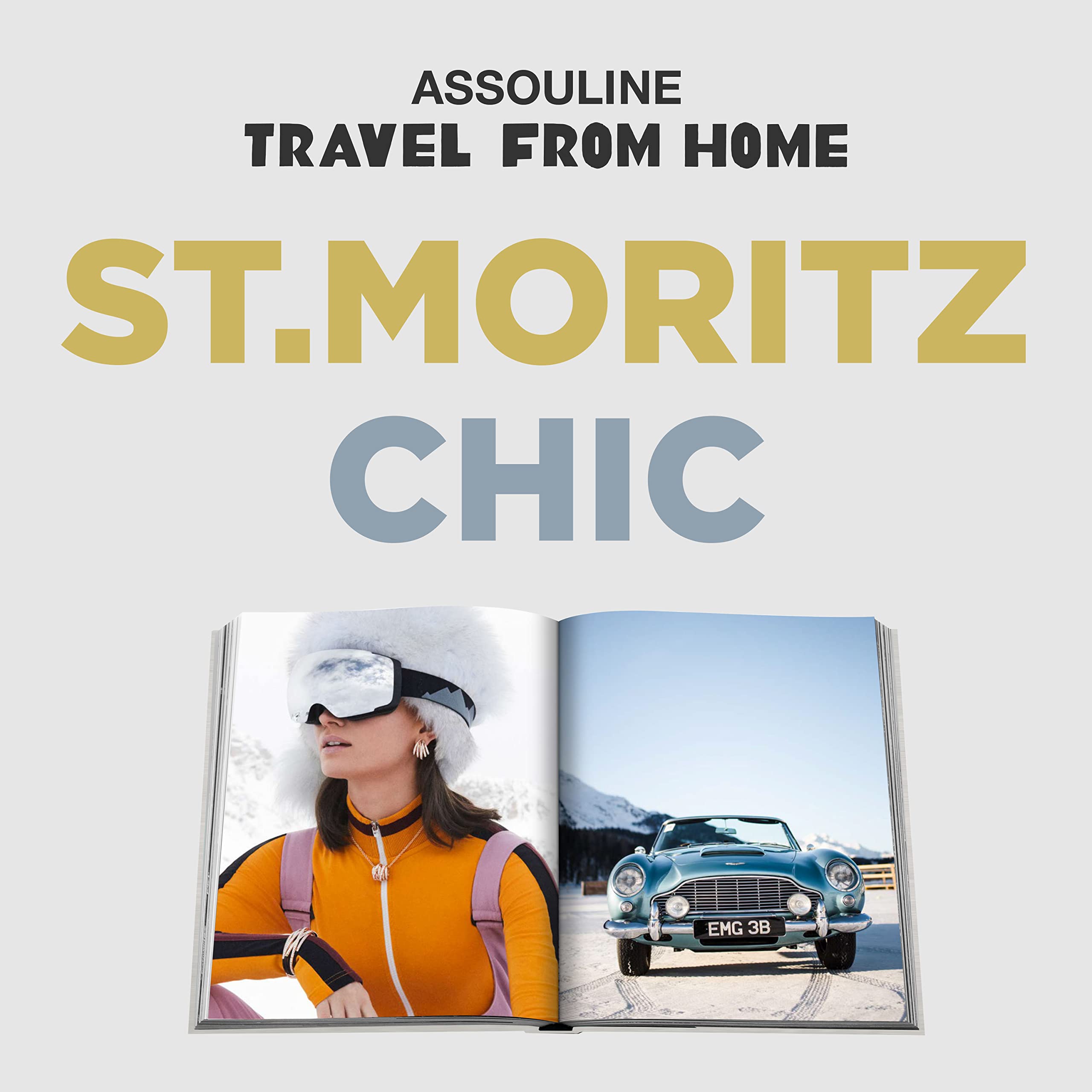 St. Moritz Chic Luxury Coffee Table Book by Assouline - Elegant Home Decor & Gift for Travel Lovers - Perfect for Living Rooms, Offices & Hotel Lobbies