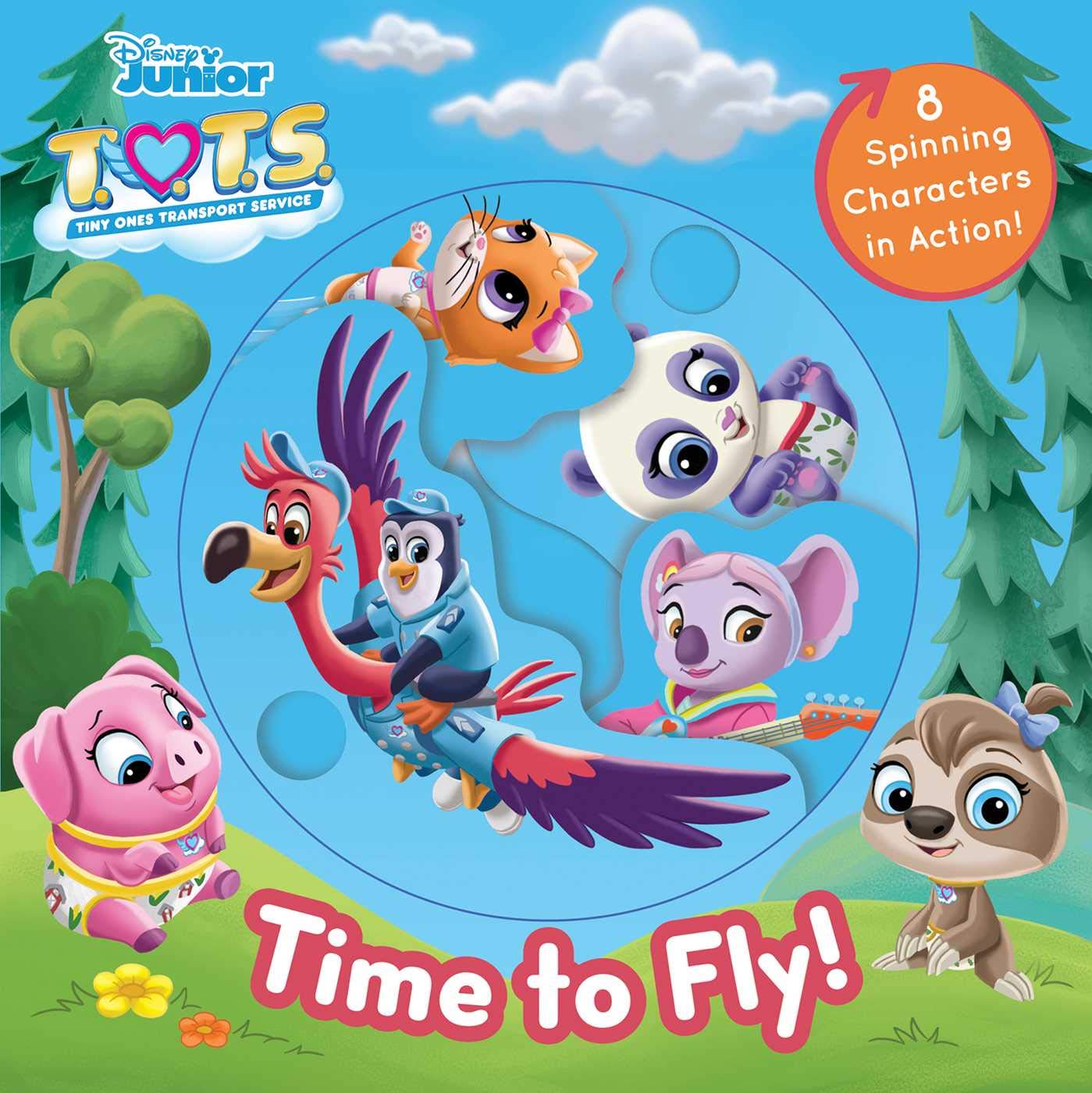 Disney Junior T.O.T.S. Time to Fly! Spin Arounds Toy - Fun Interactive Flying Game for Kids, Perfect for Indoor Play & Birthday Gifts