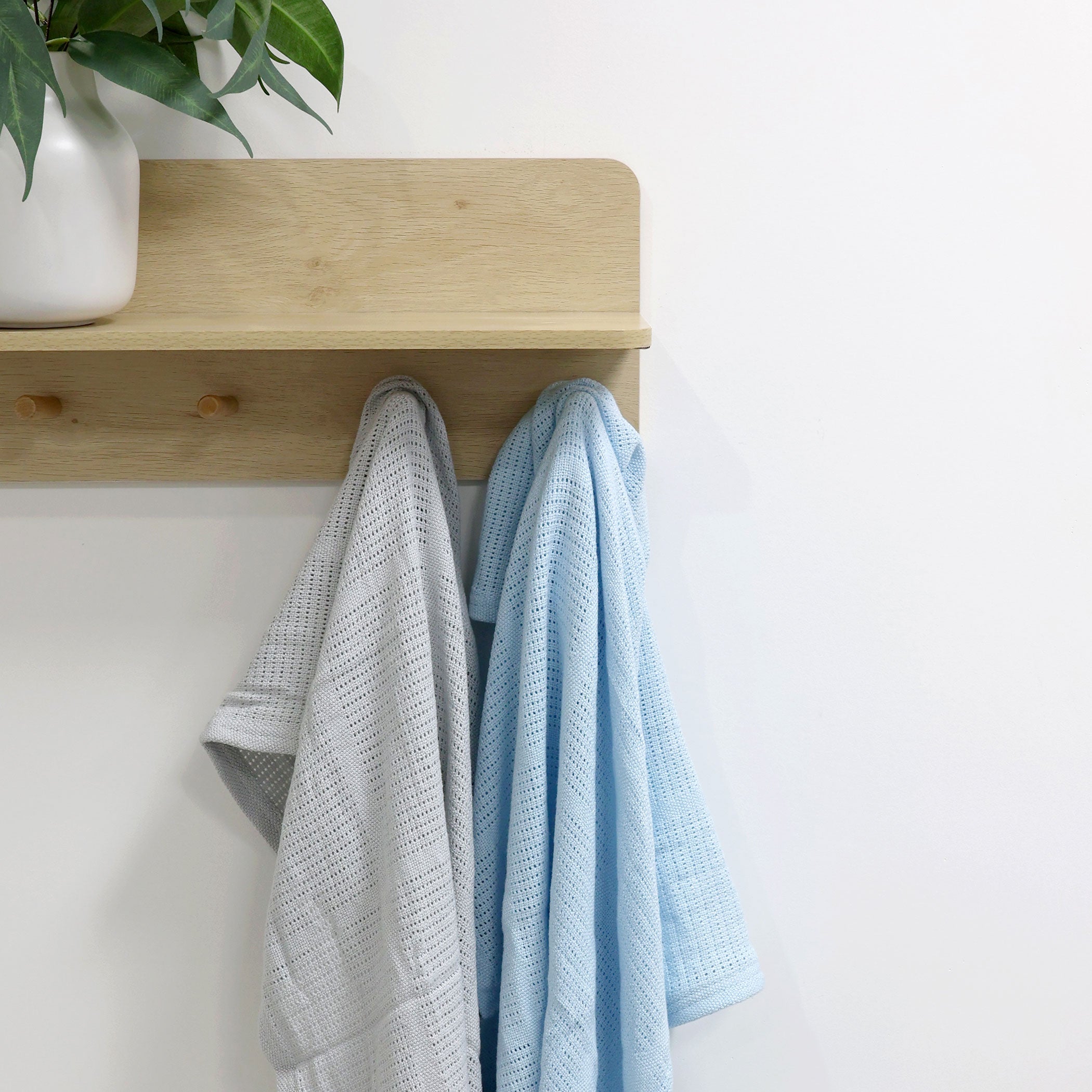 Nordic Sorbet 2-Pack Cellular Baby Blanket - Breathable Cotton for Newborns & Infants - Apple & Pineapple Print - Perfect for Nursery, Swaddling & Stroller Use