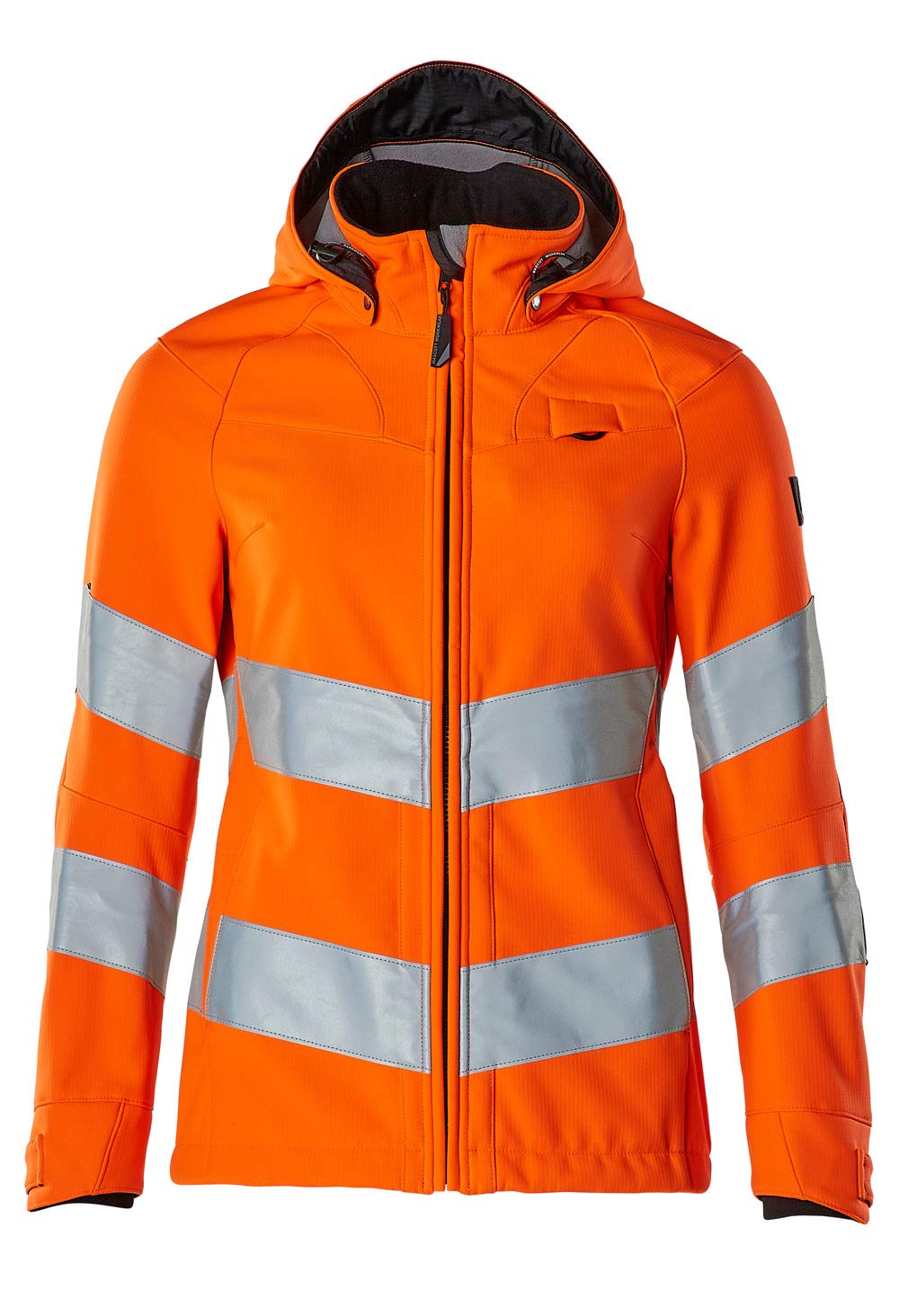 High Visibility Softshell Jacket for Women - Mascot 18512-246 Reflective Safety Workwear - Ideal for Construction, Road Work & Outdoor Activities