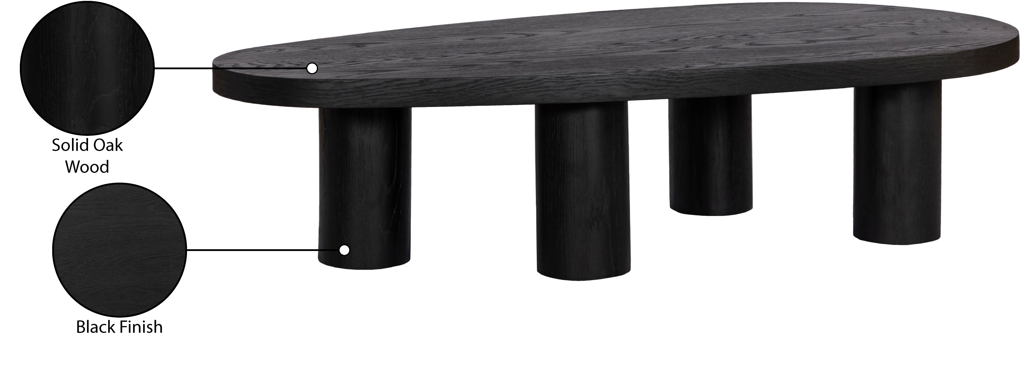 Beekman Modern Coffee Table - Solid Wood Living Room Furniture for Small Spaces | Perfect for Apartments, Condos & Cozy Homes