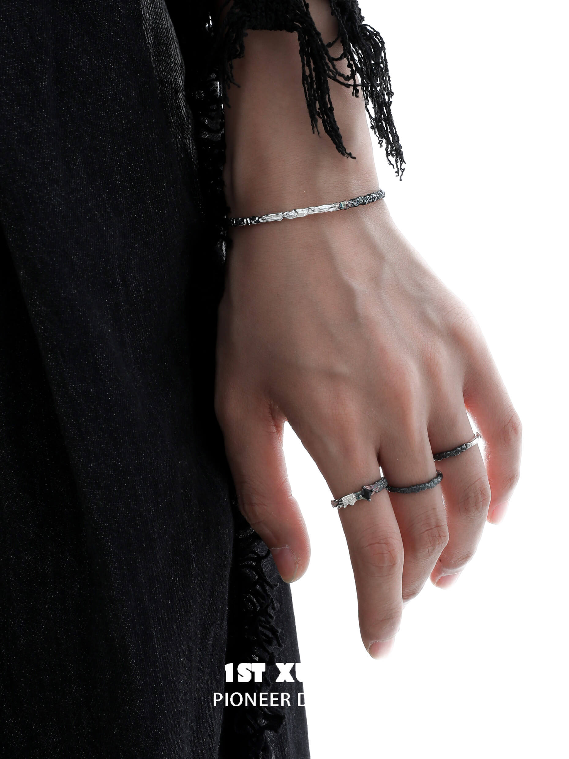 Scorch S925 Sterling Silver Gradient Bracelets for Women - Elegant Stackable Bangle Jewelry for Daily Wear, Gifts & Special Occasions