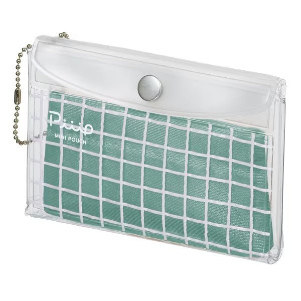 KOKUYO Piiip Mini Pouch - Compact & Stylish Zipper Pouch for Stationery, Cosmetics & Travel Essentials | Perfect for School, Office & Daily Organization