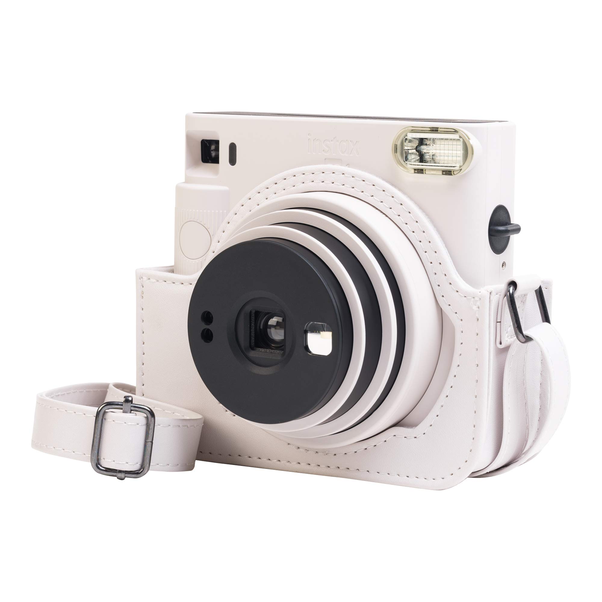 Fujifilm Instax Square SQ1 Camera Case - Premium Chalk White Protective Cover for Instant Photos | Perfect for Travel, Parties & Everyday Use