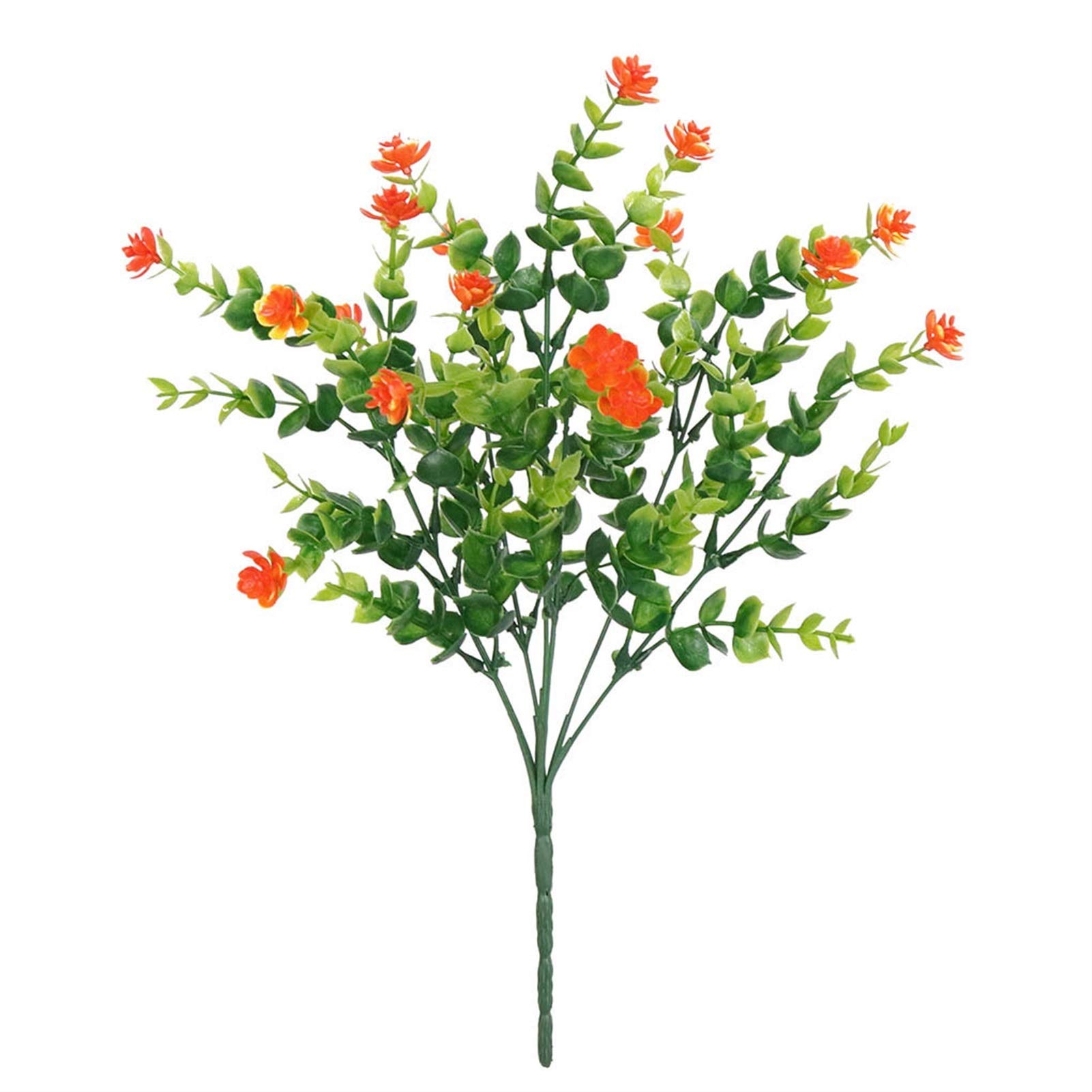 Artificial Red Roses Bouquet - Fake Flower Plastic Plant for Home, Office, Wedding & Party Decor - Realistic Milan Grass Simulation Floral Arrangement - Gardening & Decoration Supplies (Color: Red) - Perfect for Centerpieces, Table Decor, Gift Giving & Event Styling