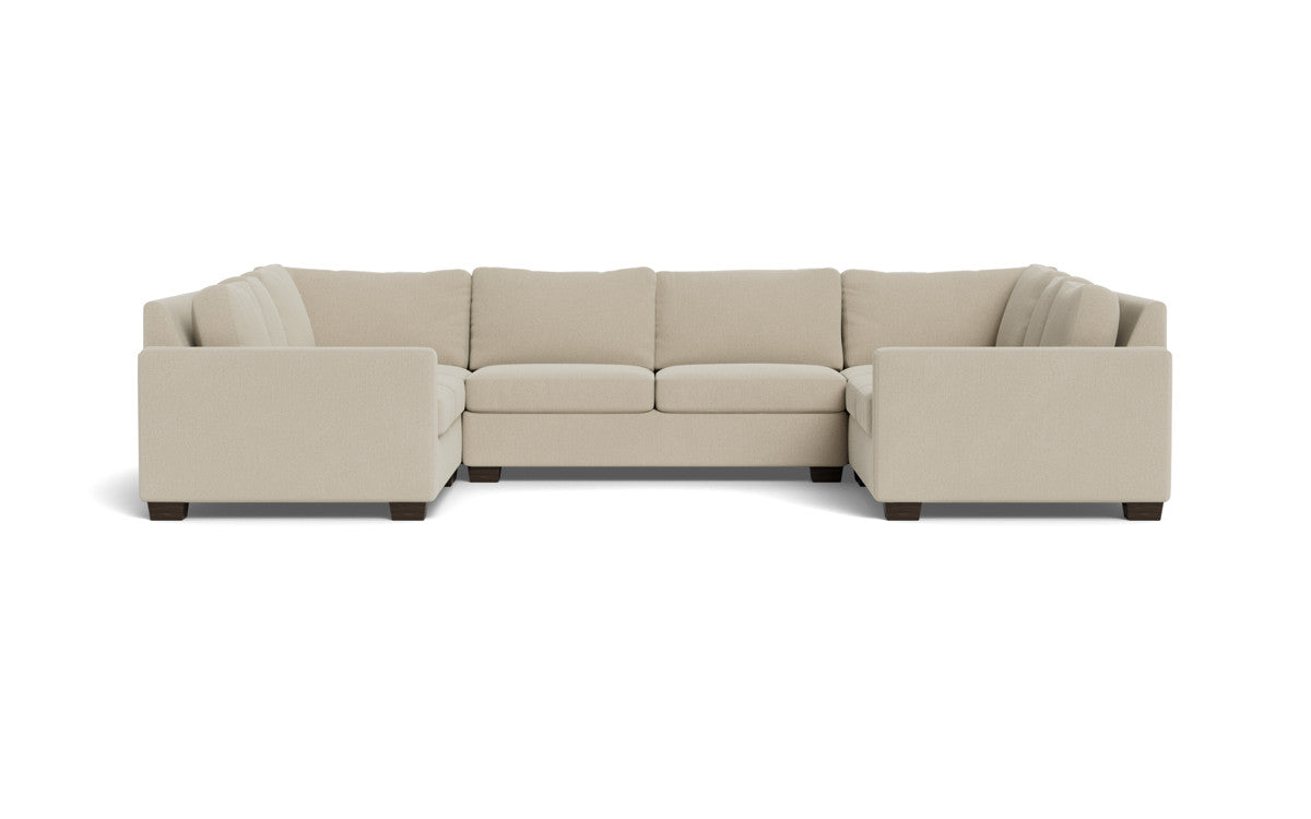 Track 141 Corner Sleeper Sofa U Sectional - Modern L-Shaped Convertible Couch Bed with Storage | Perfect for Small Spaces, Guest Rooms & Apartments