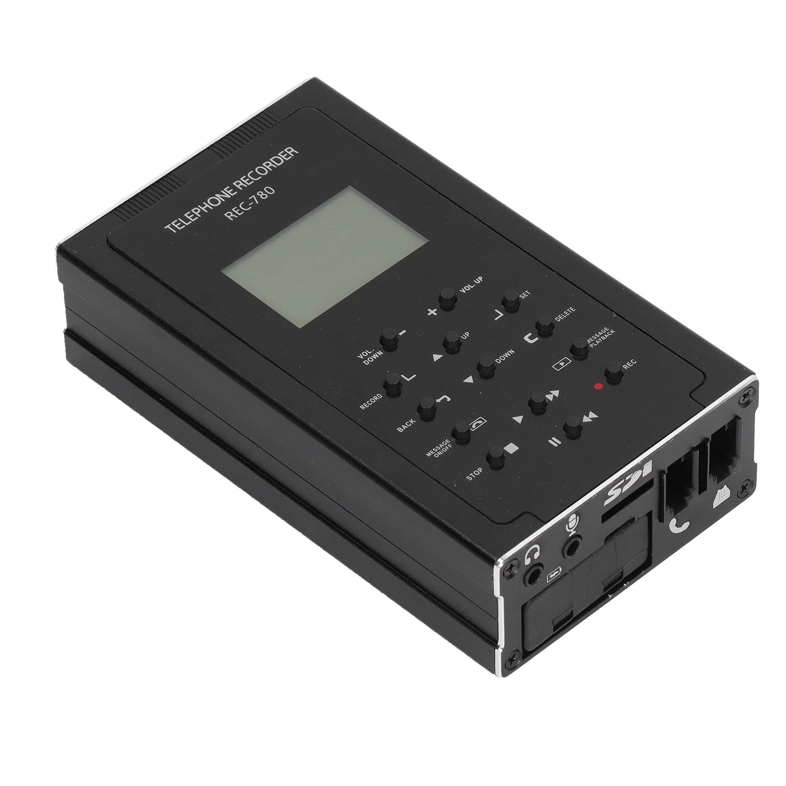 Phone Call Recorder with Time/Date Display - 100-240V Landline Telephone Recorder Device for Home & Office Use (US Plug) | Perfect for Recording Important Calls, Business Conversations & Family Messages