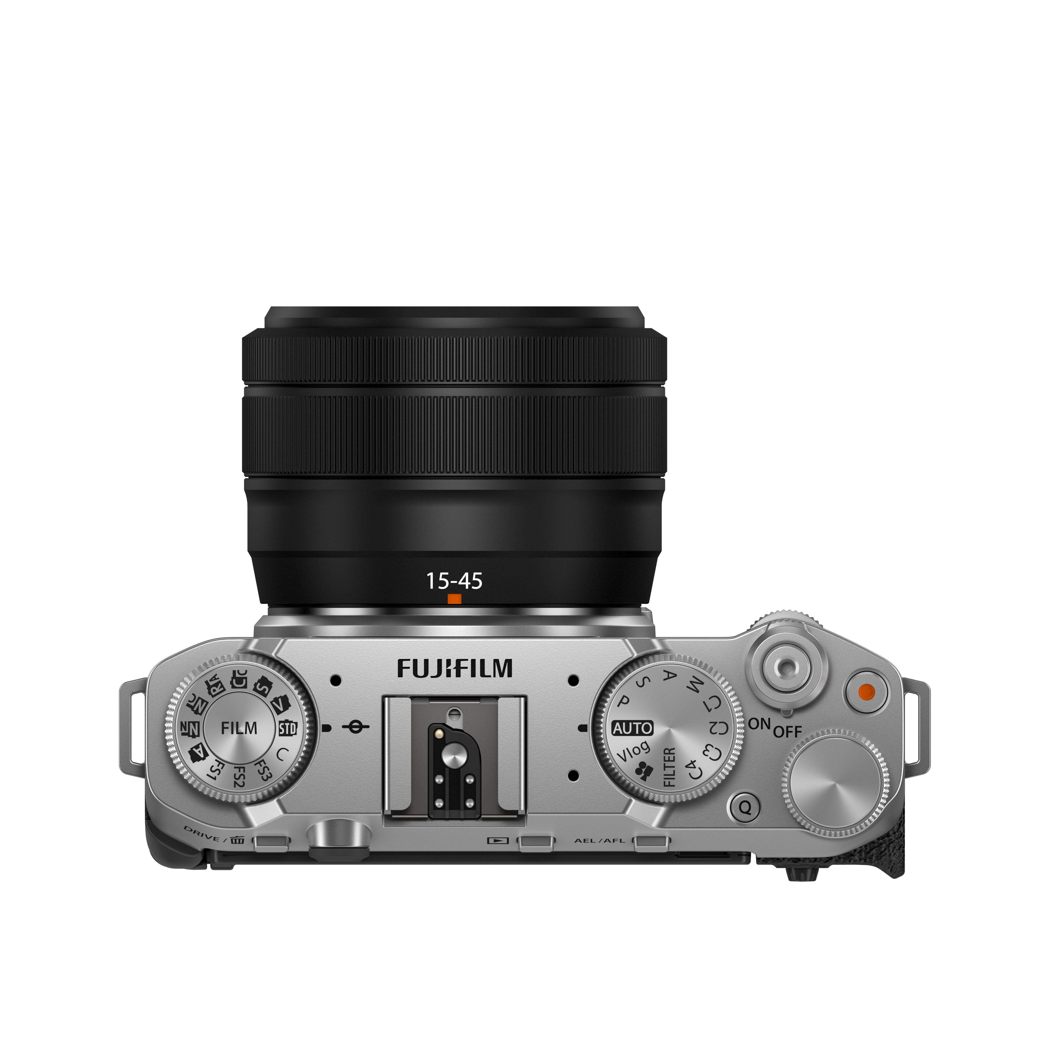 FUJIFILM X-M5 Mirrorless Digital Camera with 15-45mm f/3.5-5.6 OIS Lens Kit (Silver) - Perfect for Travel Photography, Vlogging & Street Shooting