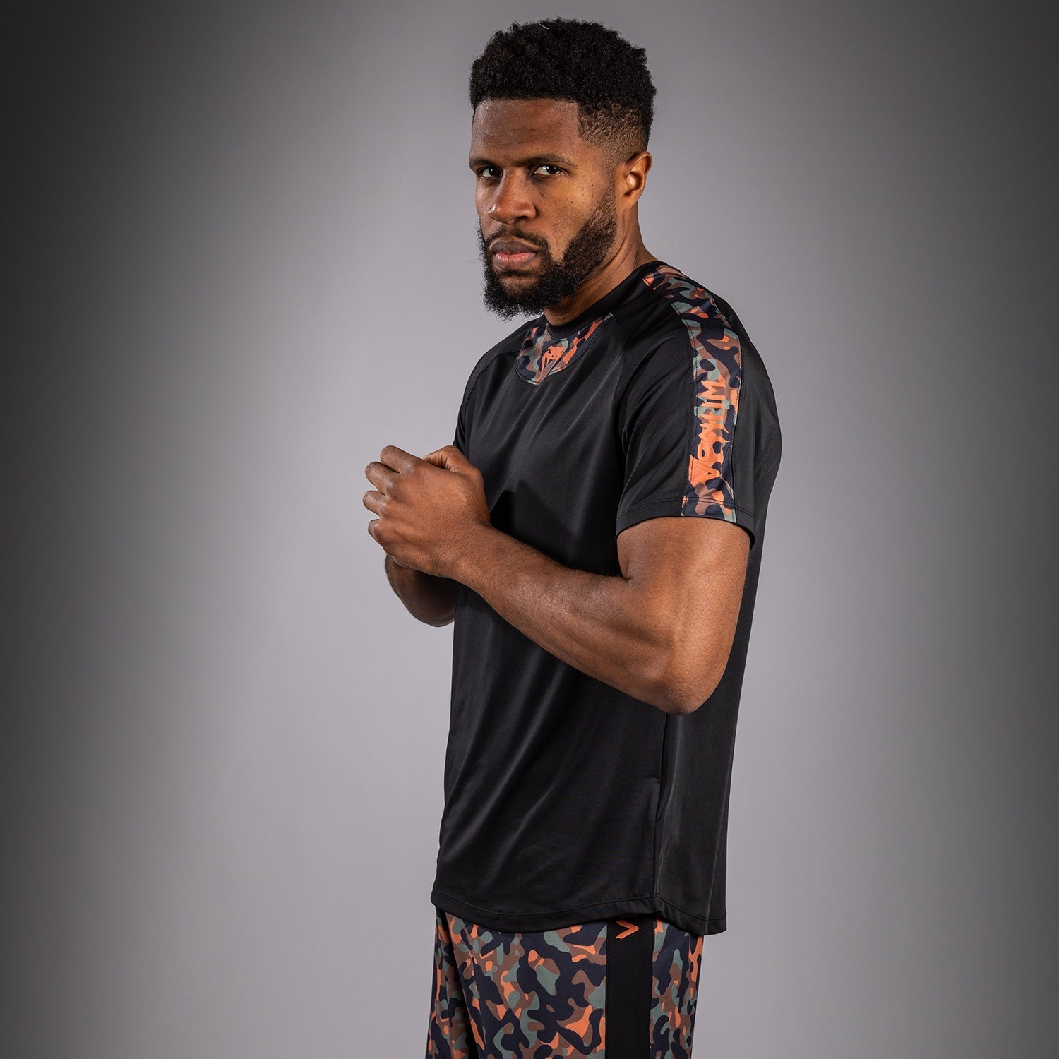 Venum Jungle Ops Dry Tech Canyon Camo Tactical Shirt - Lightweight Moisture-Wicking Performance Top for Outdoor Adventures, Hunting & Military Training