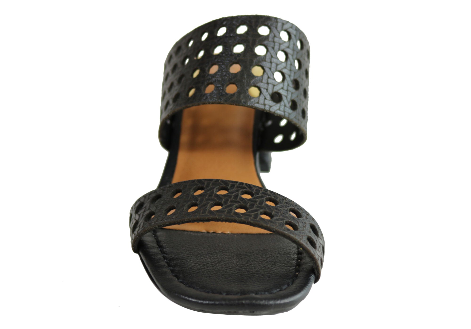 Orcade Skyler Women's Comfortable Brazilian Leather Mid Heel Sandals - Perfect for Summer Weddings, Beach Vacations & Casual Outings