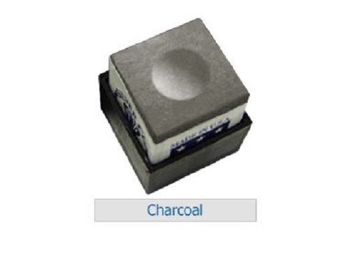 Premium Half Dozen Charcoal Silver Cup Pool Cue Chalk - Professional Billiard Accessories for Enhanced Grip & Precision Shots | Perfect for Pool Halls, Home Game Rooms & Tournament Play