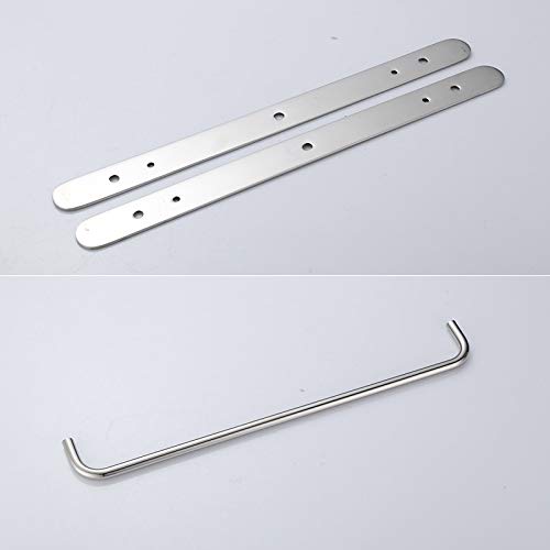 23.62 Inch Wall Mounted Bath Towel Bar - 3-Tier Heavy Duty Towel Rack for Bathroom, Kitchen & Laundry Room - Rustproof Stainless Steel with Easy Installation - Perfect for Hanging Towels, Robes & Clothes