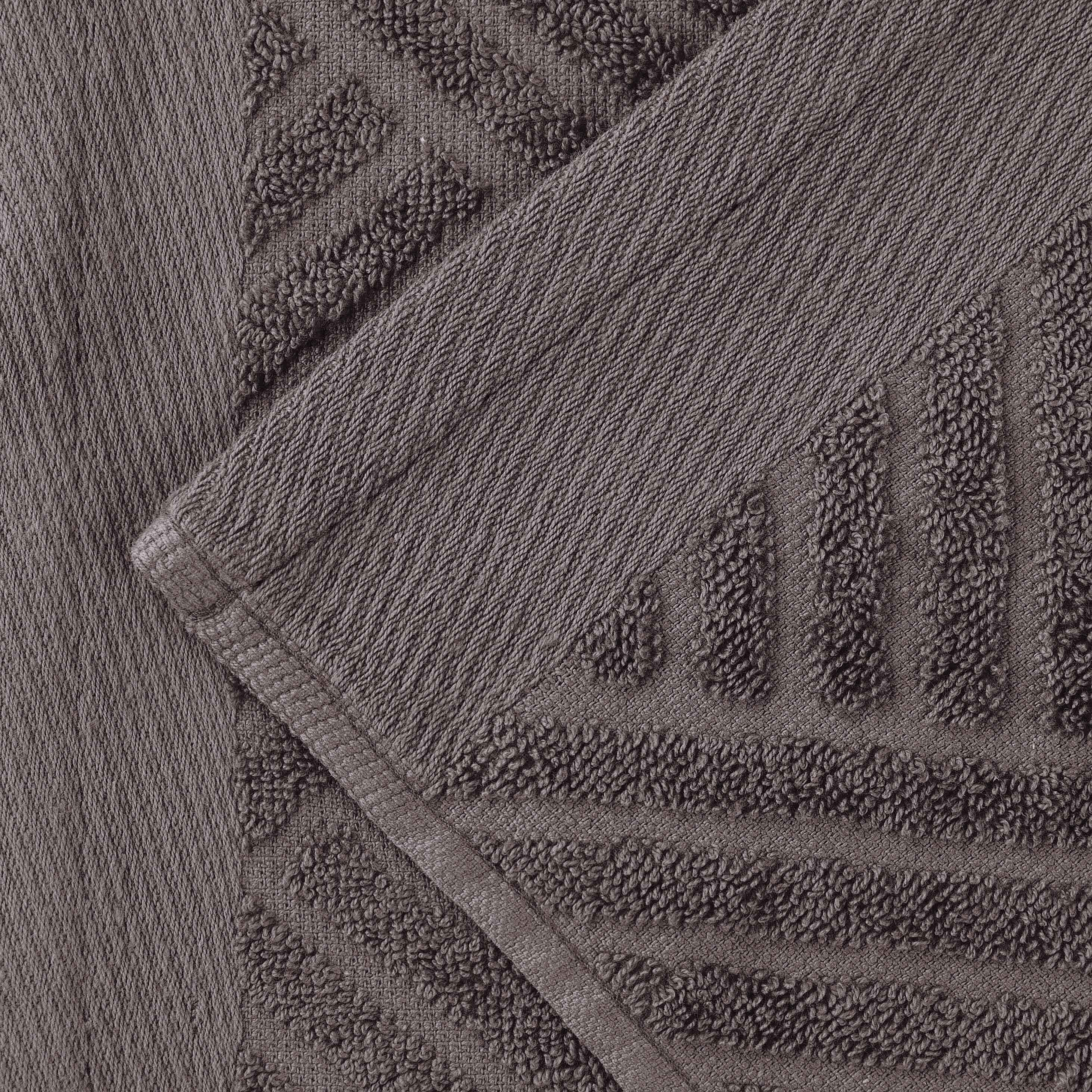 Luxury 6-Piece Egyptian Cotton Towel Set - Basketweave Jacquard & Solid Design - Ultra Soft & Absorbent Bath Towels for Spa, Hotel, or Home Use