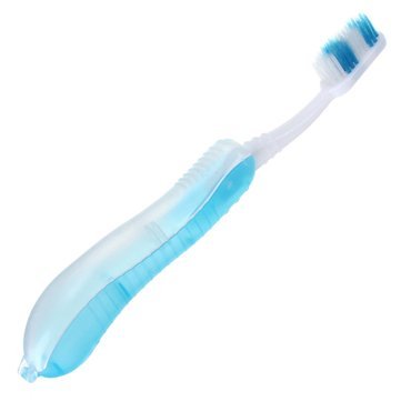 3-Pack Foldable Travel Toothbrush for Hiking, Camping & On-the-Go - Compact Dental Care Solution for Outdoor Adventures & Daily Use