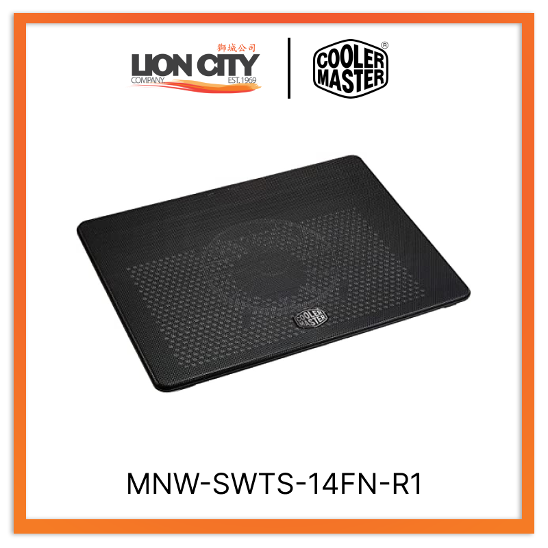 Cooler Master MNW SWTS 14FN R1 CM Notepal L2 Laptop Cooling Pad with 16cm LED Fan - 1 Year Warranty - Perfect for Gaming, Office Work & Overheating Prevention
