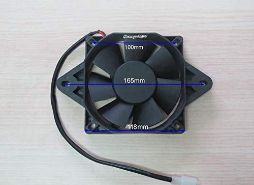 12V Universal Electric Radiator Cooling Fan for Cars, Trucks & SUVs - High Performance Engine Cooling Solution for Hot Weather & Heavy Loads