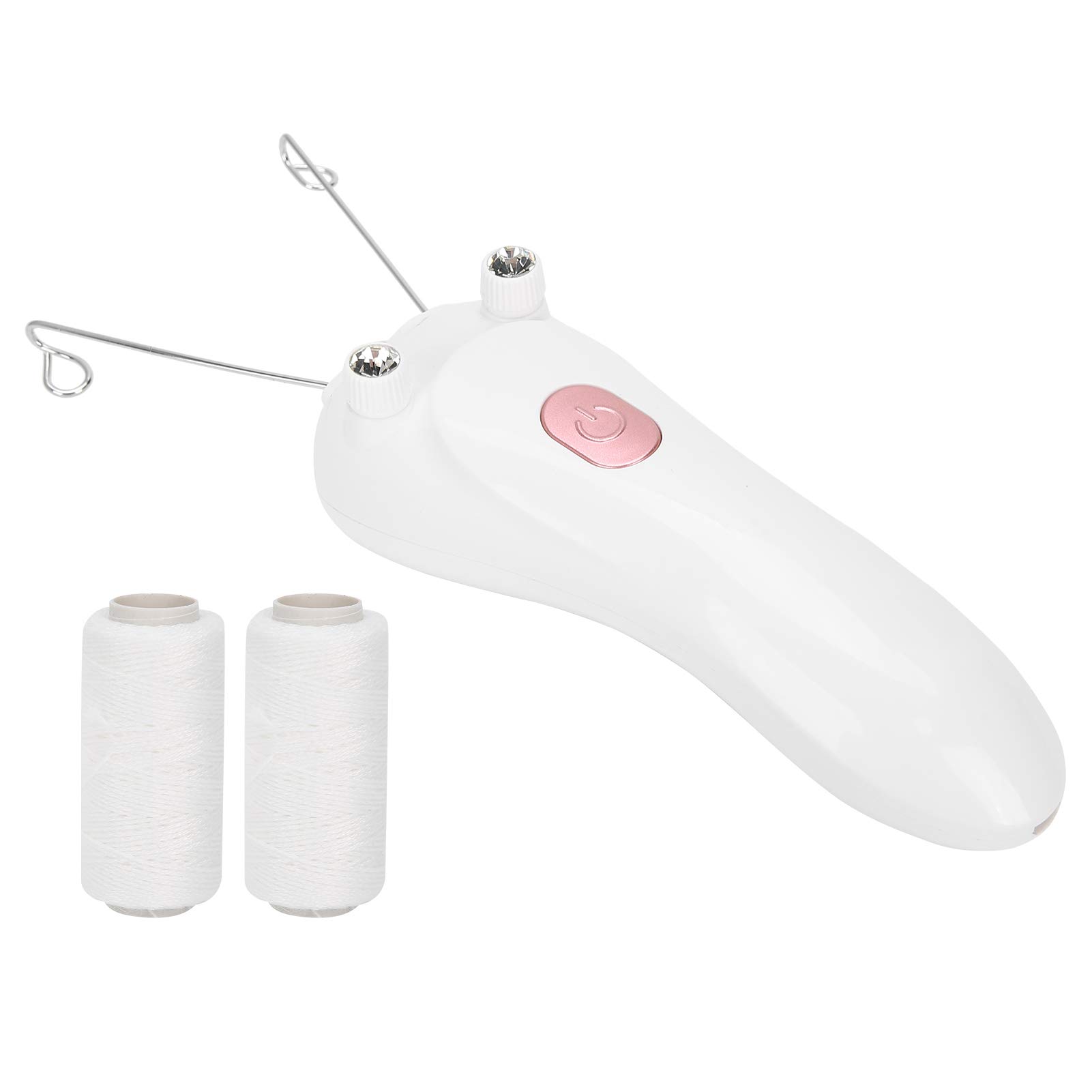 Electric Facial Hair Remover for Women - Cordless Rechargeable Epilator with Cotton Thread Technology, Painless Hair Removal for Face & Body | Perfect for Eyebrow Shaping, Upper Lip & Chin Hair Removal at Home