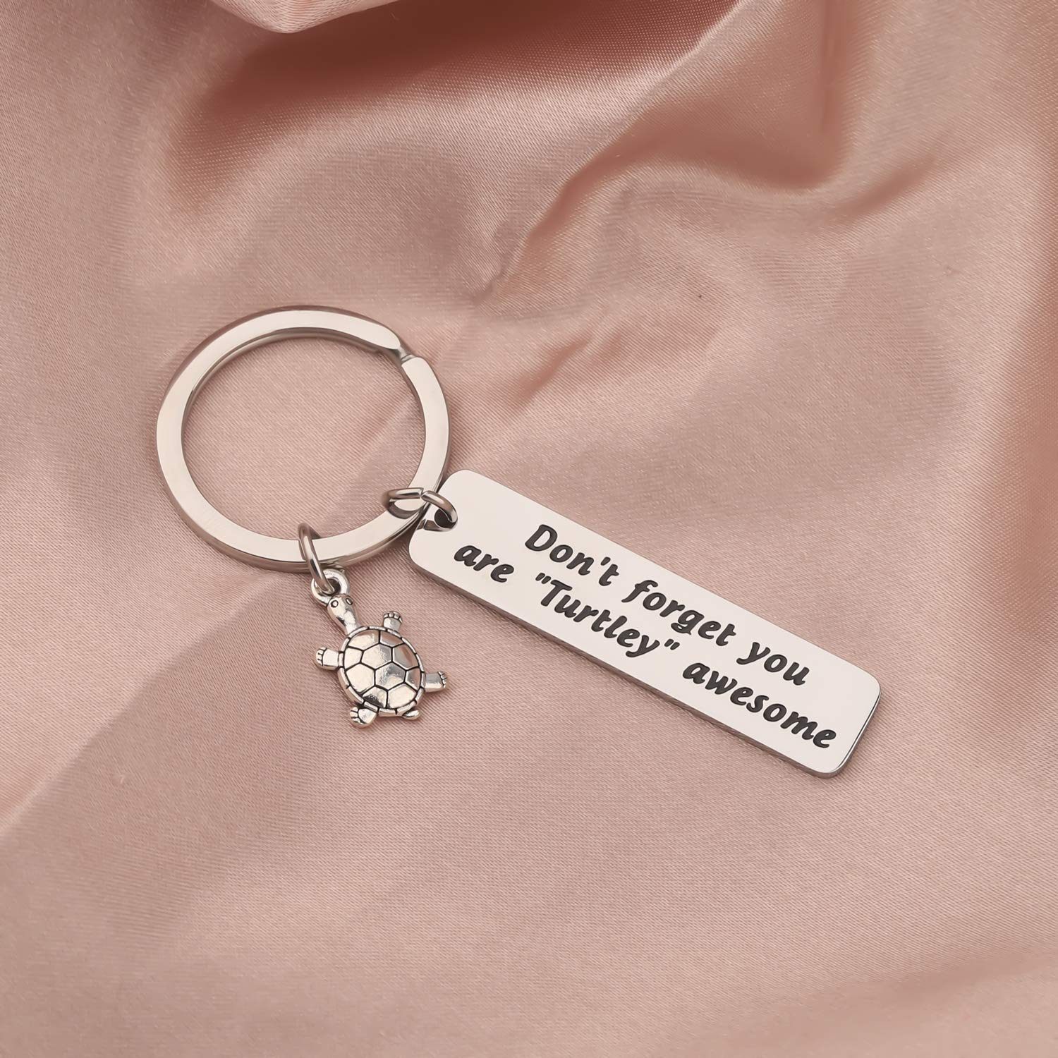 HOLLP Turtle Bracelet - Stylish Bangle Beach Jewelry for Women | Don't Ever Forget You're Turtley Awesome | Perfect for Summer Vacations, Beach Parties & Gift Giving