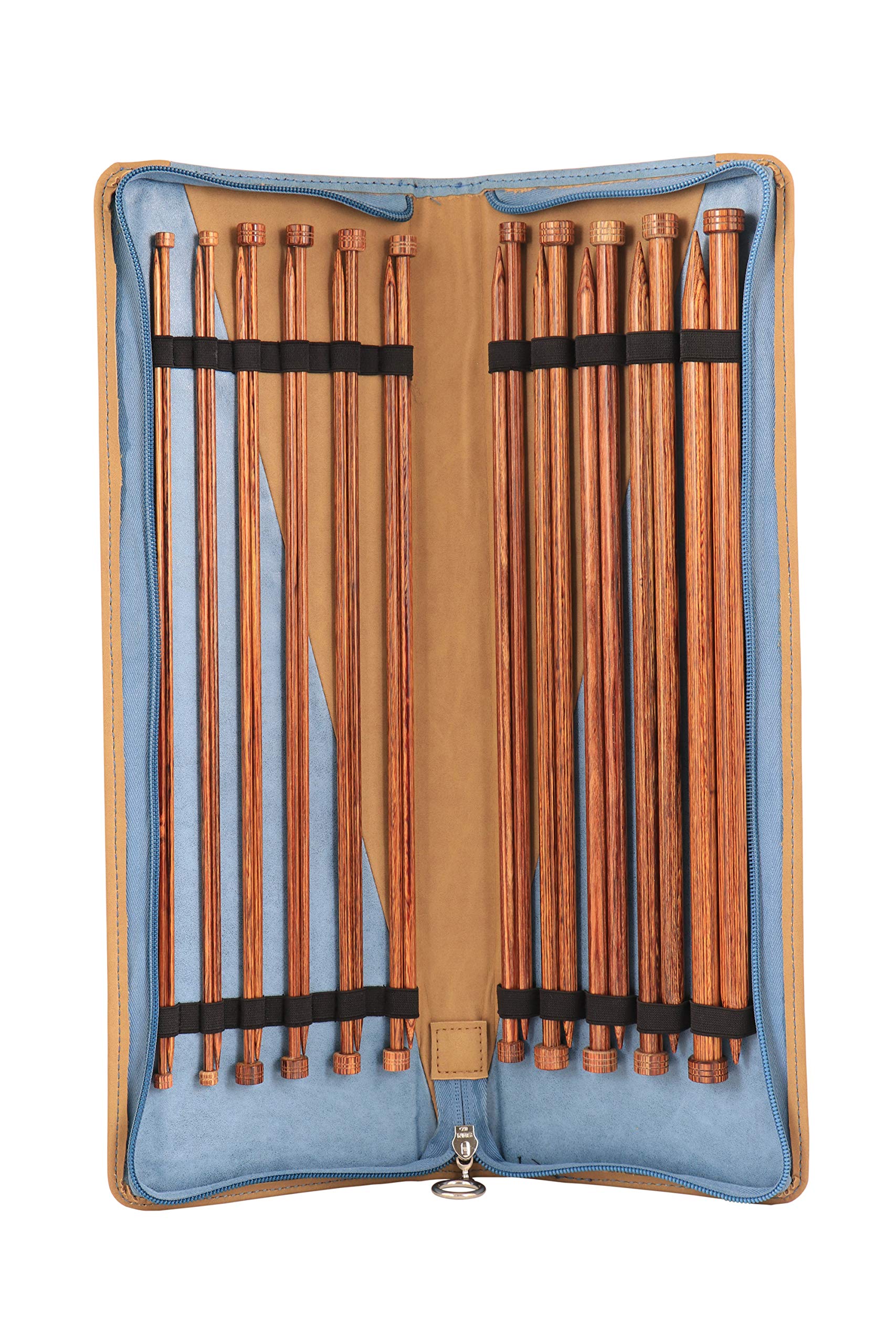 KnitPro Single-Ended Knitting Needles - 35cm (13.8 inches) Assorted Sizes for Crochet & Yarn Crafts - Perfect for Sweaters, Scarves & DIY Knitting Projects