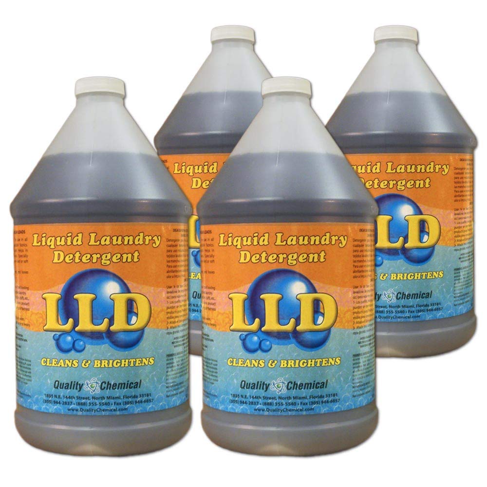 Commercial-Grade Liquid Laundry Detergent - Powerful 4 Gallon Case for Tough Stains & Heavy-Duty Cleaning | Ideal for Hotels, Restaurants & Large Families