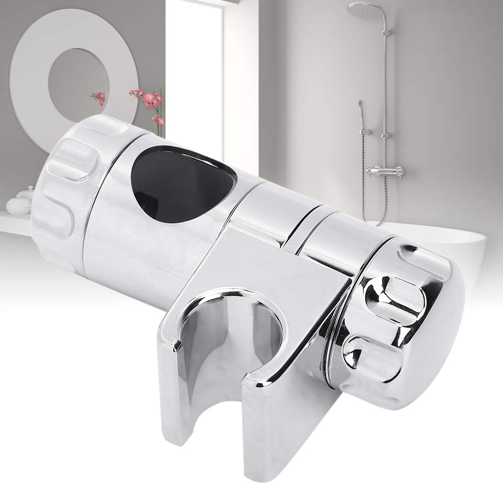 25mm Shower Head Bracket Holder - Replacement Shower Rail Clamp for Slide Shower Arms & Bars - Perfect for Bathroom Renovation & Handheld Shower Installation