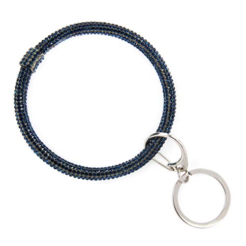 Rhinestone Bangle - Navy
