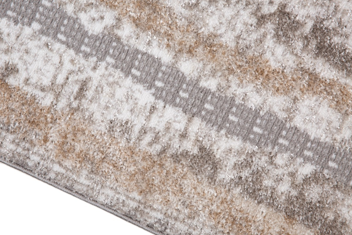 5x8 Area Rug - Soft Modern Grey Beige Cream Non-Slip Living Room Bedroom Rug - Perfect for Home, Office, Dorm Decor