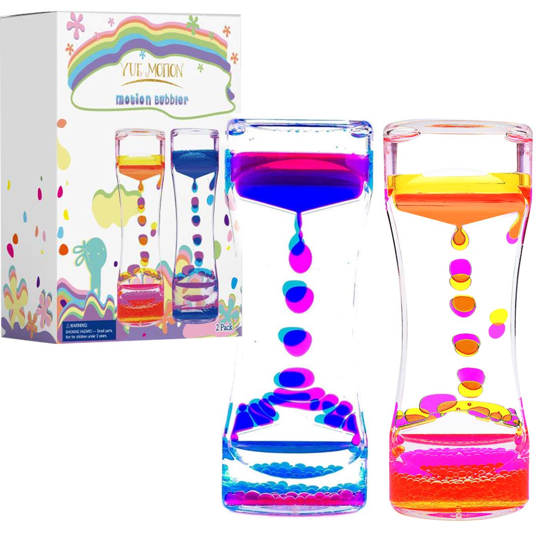LIVOND Calming Sensory Toys for Kids - Stress Relief Fidget Toys for Autism, ADHD, Anxiety - Desk Accessories for Focus & Relaxation - Perfect for Classroom, Office & Home Use