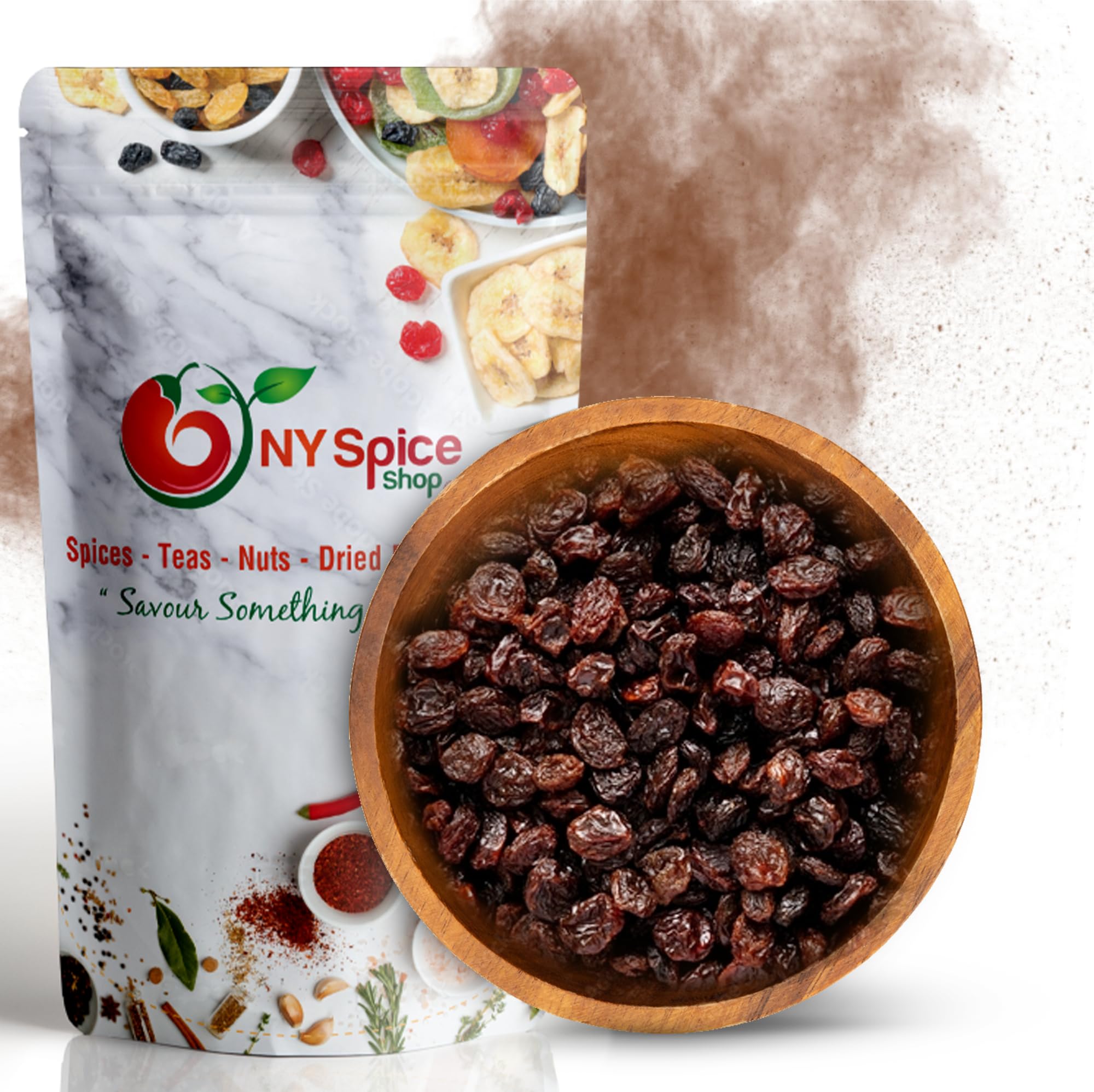 1 Pound Dried Currants - Sweet Red & Black Currant Raisins for Baking, Snacks | Naturally Dried Fruit | Perfect for Muffins, Granola, Trail Mix | NY Spice Shop Premium Quality