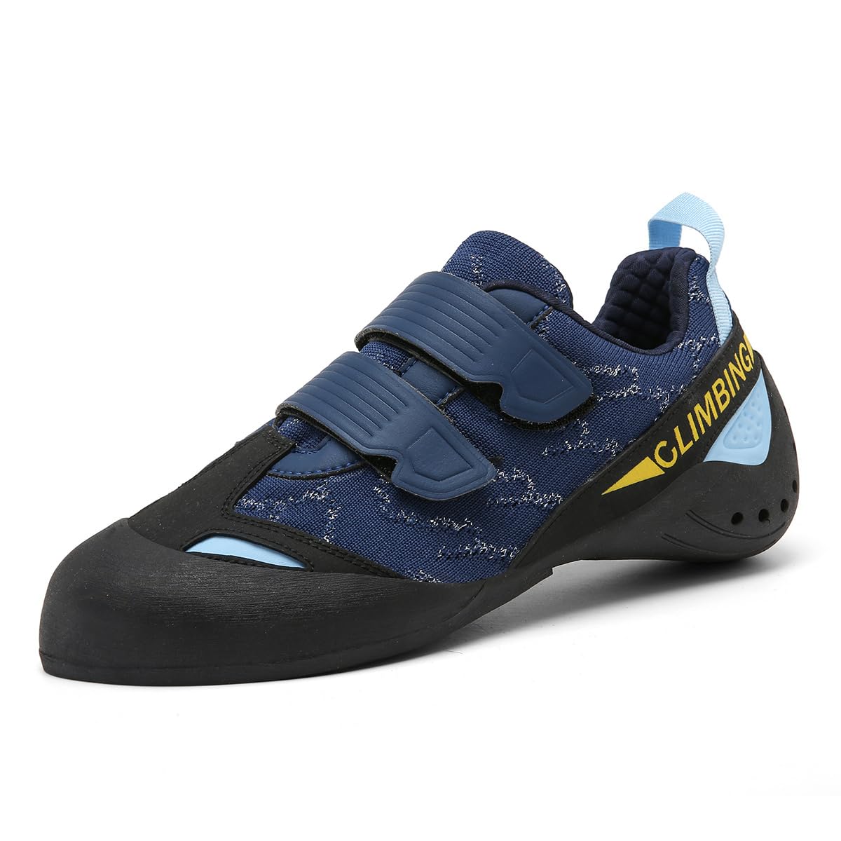 Unisex Breathable Rock Climbing Shoes with Dual-Strap - Non-Slip Indoor Climbing Shoes for Beginners & Bouldering - Perfect for Gym Training & Outdoor Adventures