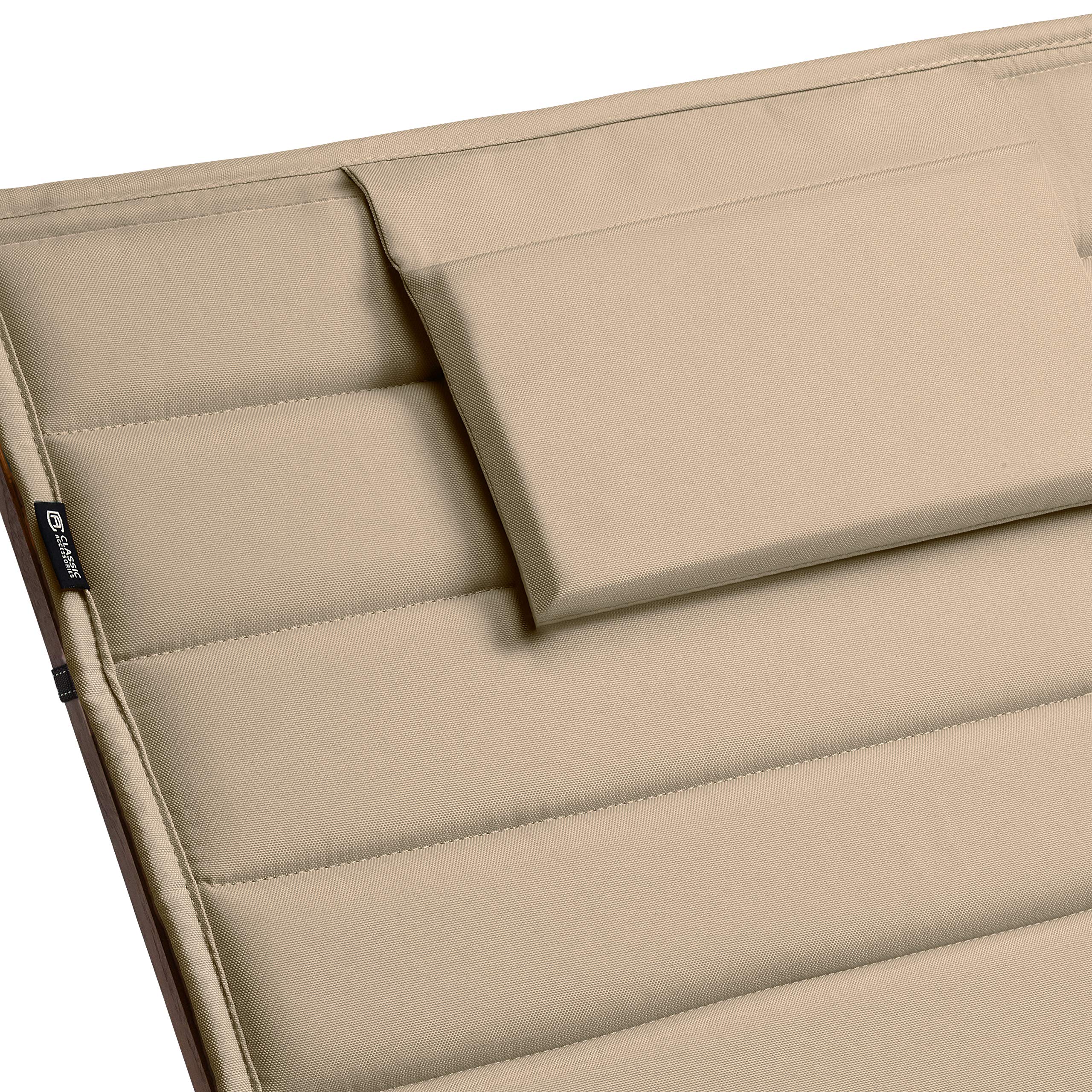 Waterproof Chaise Lounge Cushion 80x26