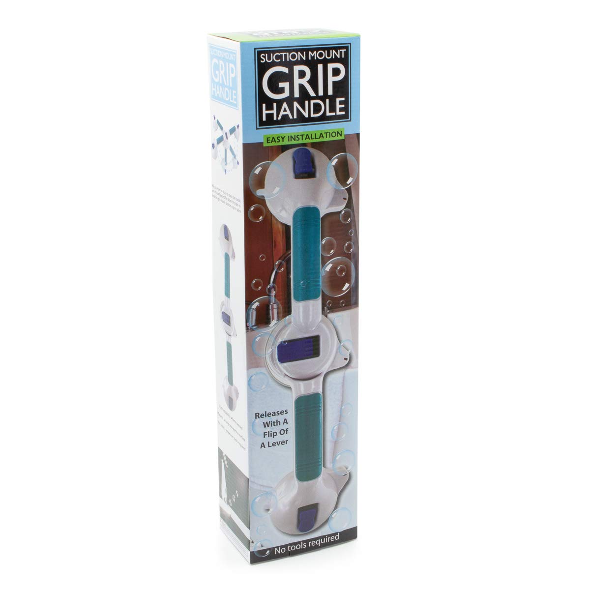 Bulk Super Grip Bath Handle - Non-Slip Shower Safety Bar for Elderly & Disabled - Perfect for Bathtub, Shower, and Bathroom Safety