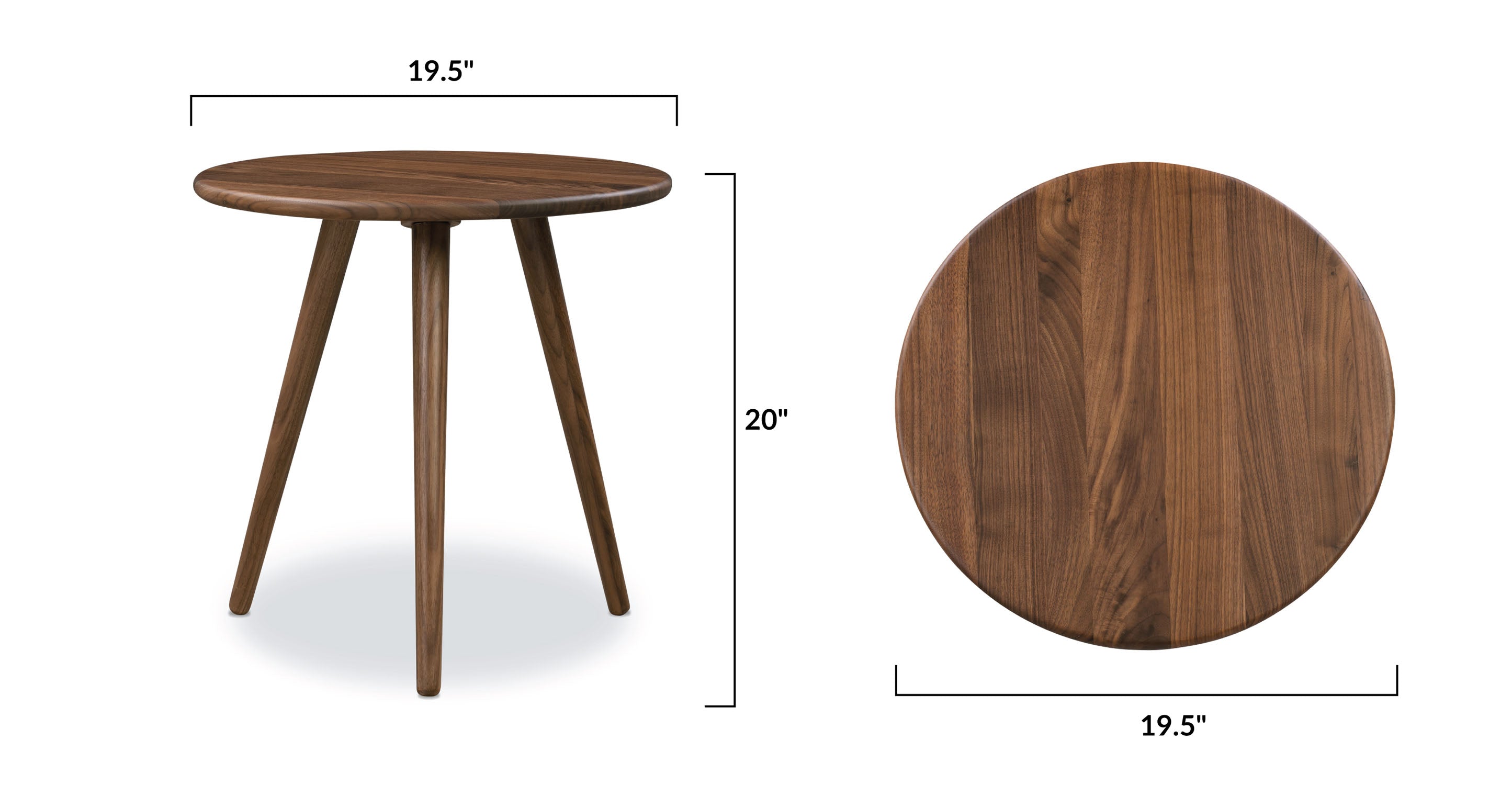 Modern Douro Side Table - Wooden End Table with Storage Shelf for Living Room, Bedroom & Office - Stylish Nightstand & Accent Table for Small Spaces