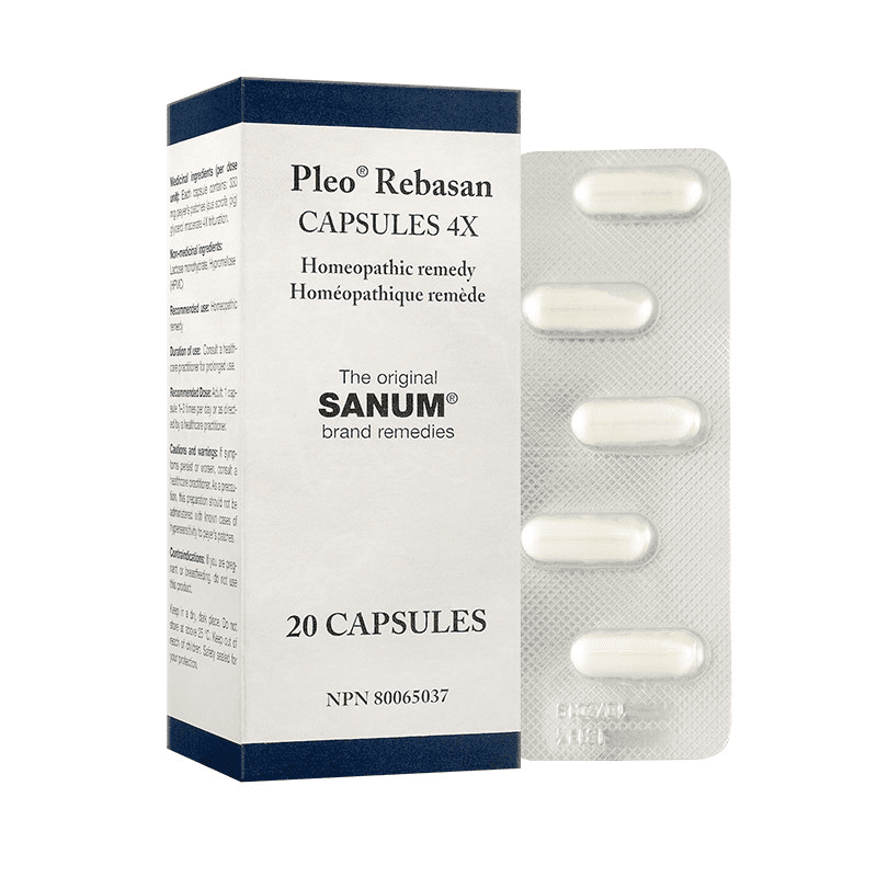 Biomed Pleo Rebasan 20 Capsules - Premium Herbal Supplement for Immune Support & Wellness - Perfect for Daily Health Maintenance & Travel