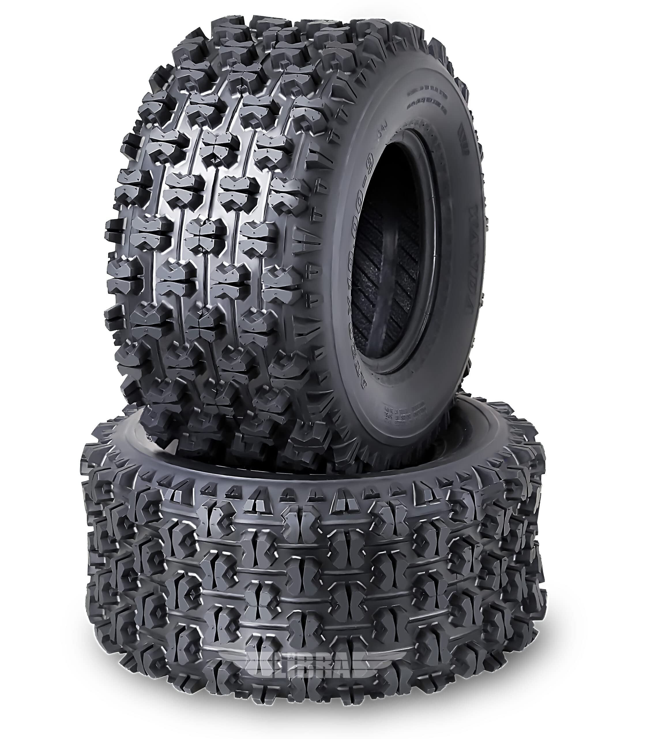 WANDA 2 Sport ATV Tires 20x10-9 20x10x9 - Compatible with Honda TRX 250R 300EX 450R ATC250R - Heavy Duty Rear GNCC Racing Tires for Off-Road, Trail Riding & Mud Terrain Performance