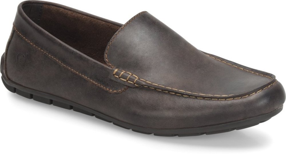 BORN Men's Allan Loafer - Comfortable Leather Slip-On Dress Shoes for Business, Office & Casual Wear | Premium Quality Men's Loafers for Work, Travel & Everyday Style