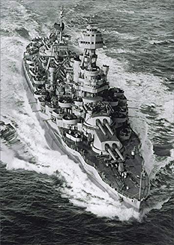 Avanti Press USS Texas America Collection Birthday Card - Patriotic Navy Ship Greeting Card for Men, Women, Military Enthusiasts | Perfect for Veterans Day, Memorial Day & Military Appreciation Gifts