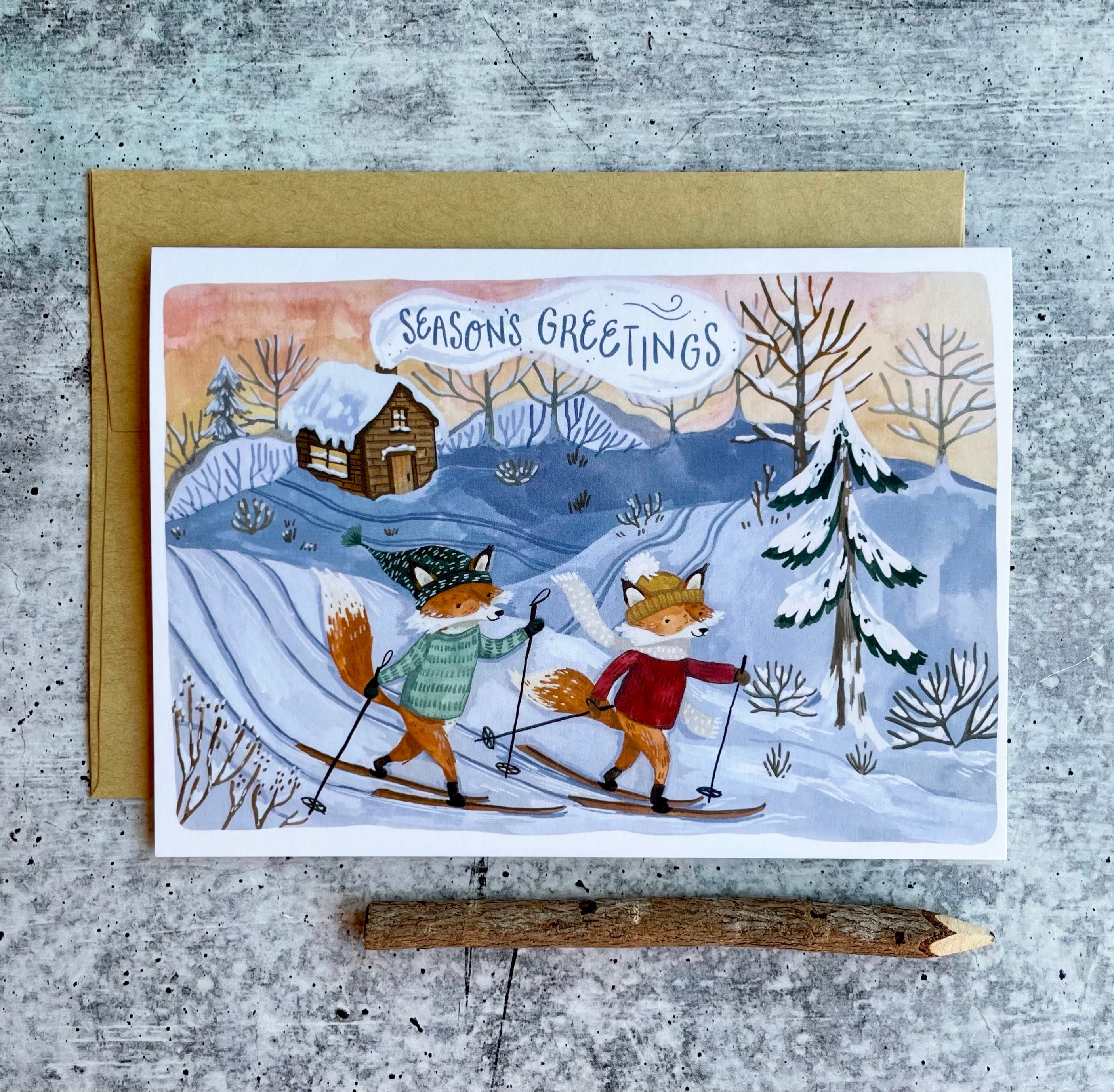 2022 Christmas Greeting Cards - 5 Pack Set for Holiday Wishes, Family & Friends | Perfect for Xmas Gifts, Office Parties & Home Decor